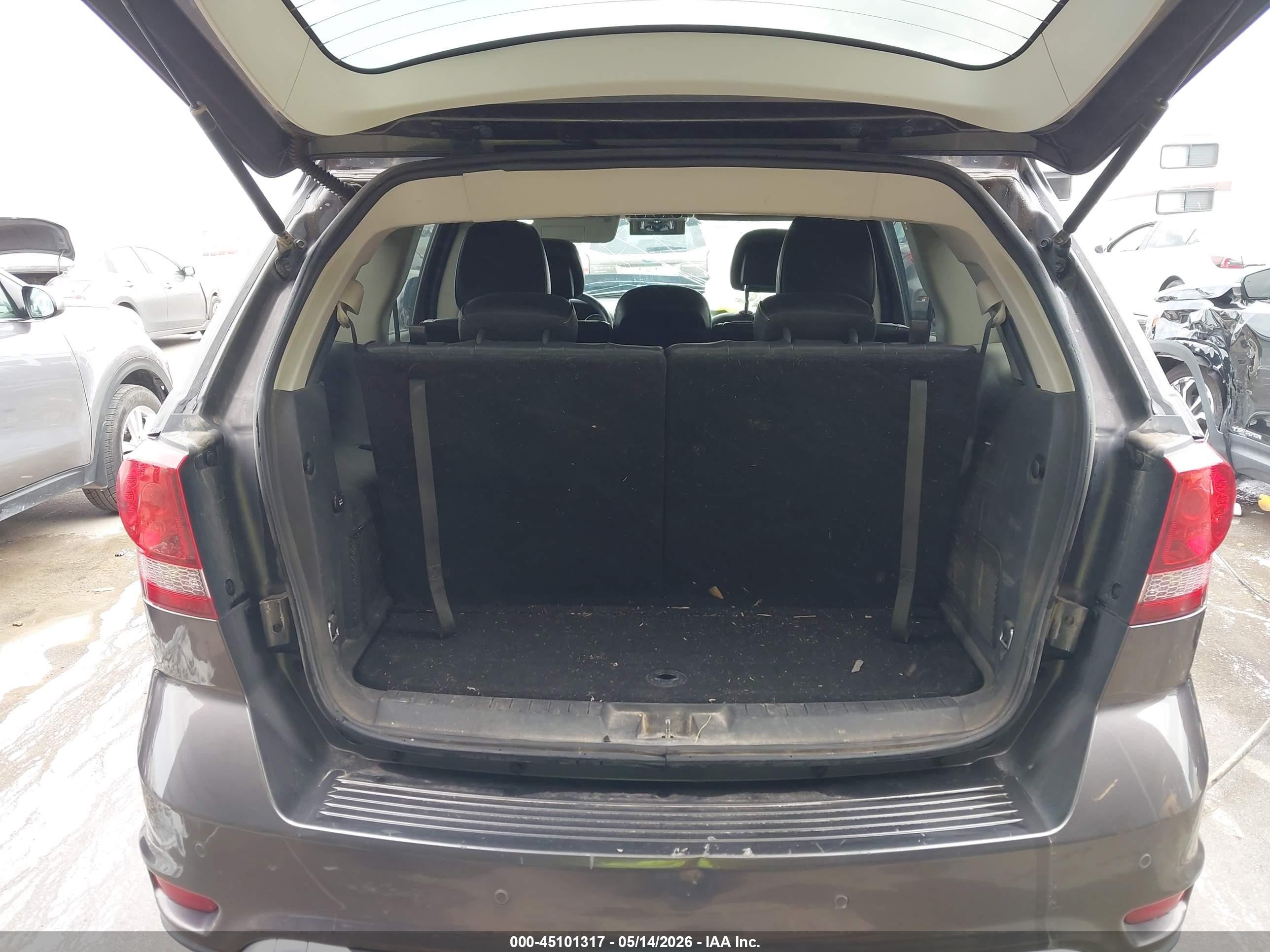 2015 Dodge Journey Crossroad Gray vin: 3C4PDDGG3FT544405