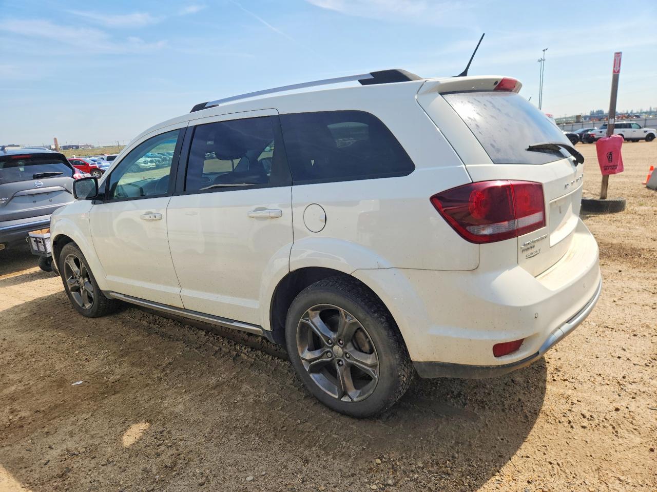 2014 Dodge Journey Crossroad White vin: 3C4PDDGG4ET311728