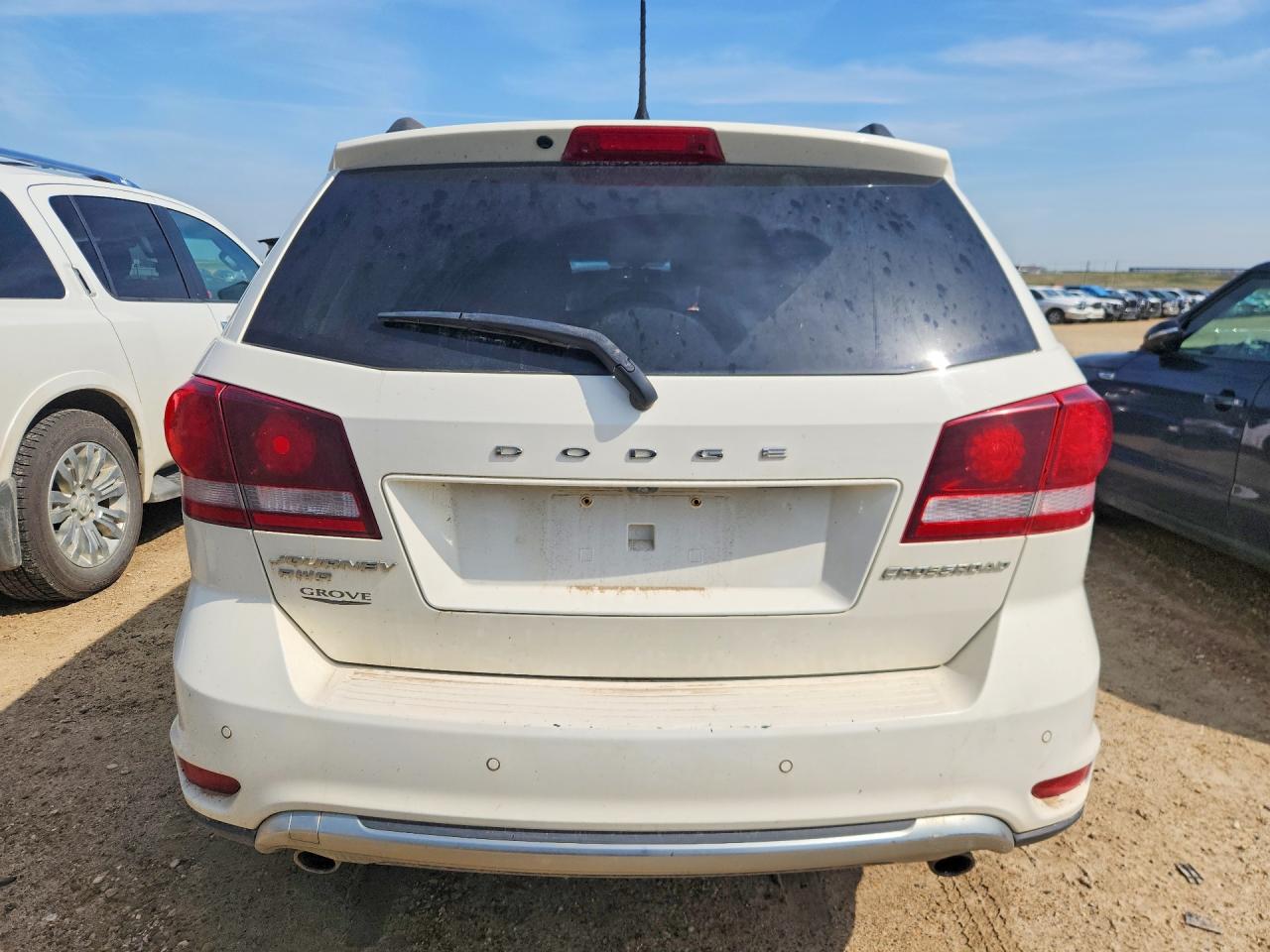 2014 Dodge Journey Crossroad White vin: 3C4PDDGG4ET311728