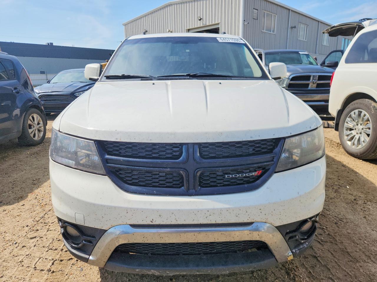 2014 Dodge Journey Crossroad White vin: 3C4PDDGG4ET311728