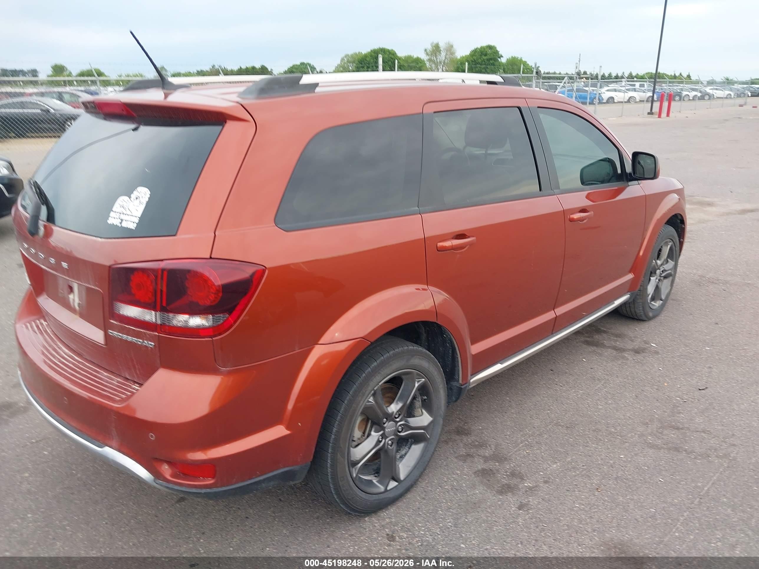 2014 Dodge Journey Crossroad Orange vin: 3C4PDDGG5ET316016
