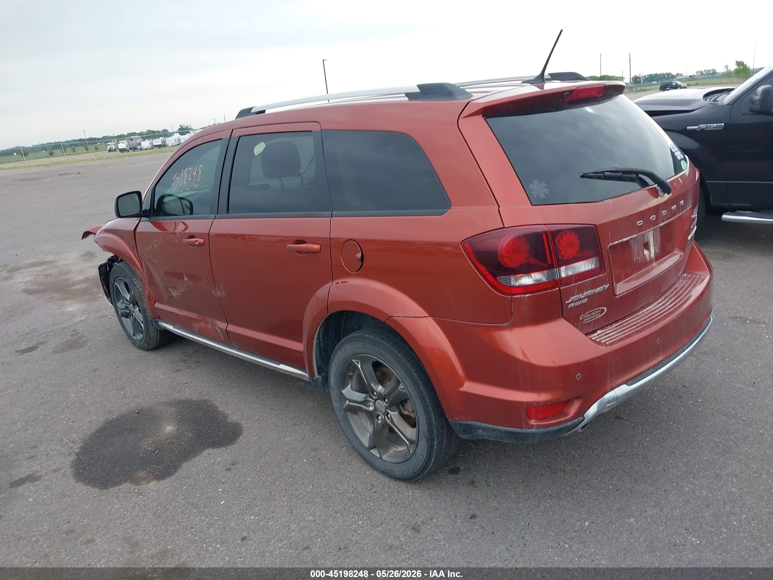 2014 Dodge Journey Crossroad Orange vin: 3C4PDDGG5ET316016