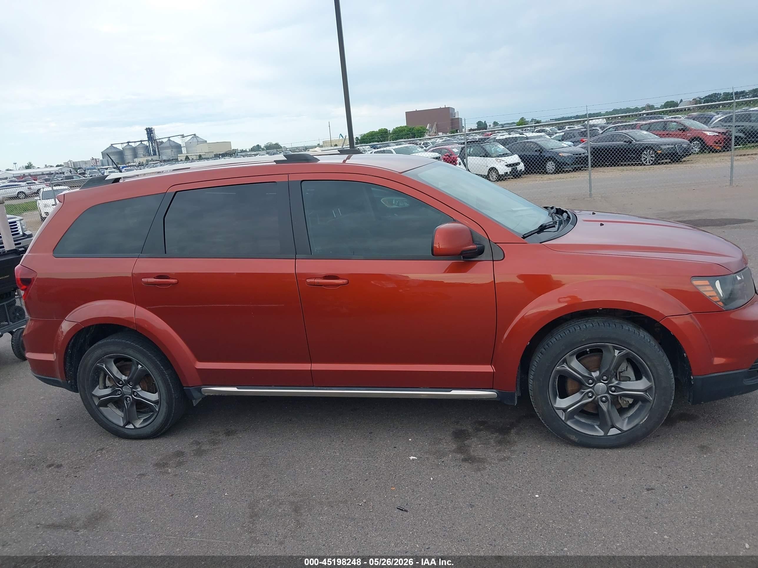 2014 Dodge Journey Crossroad Orange vin: 3C4PDDGG5ET316016