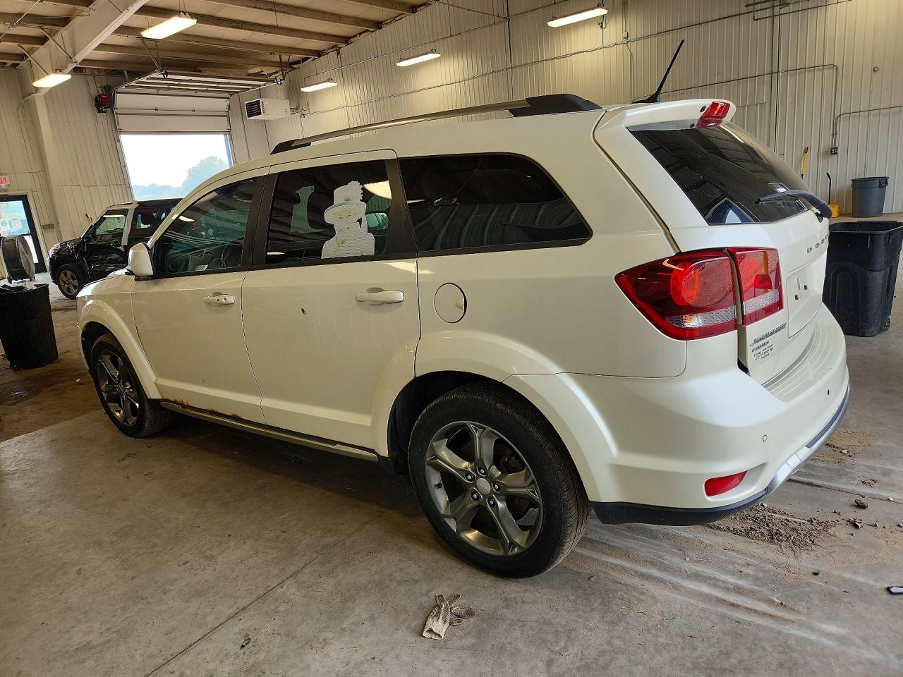 2015 Dodge Journey Crossroad White vin: 3C4PDDGG5FT618911