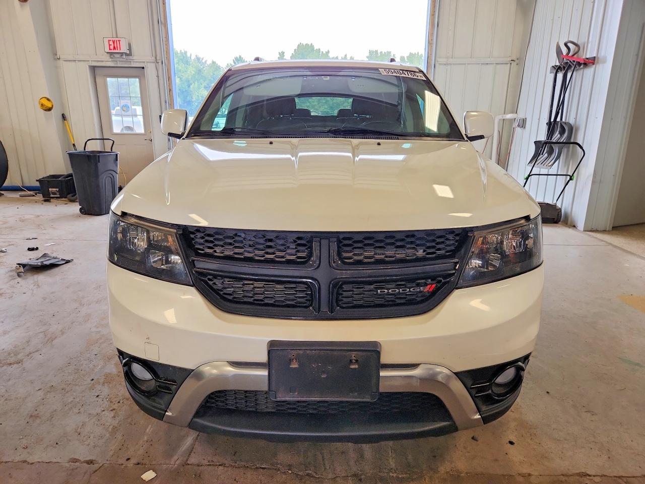 2015 Dodge Journey Crossroad White vin: 3C4PDDGG5FT618911