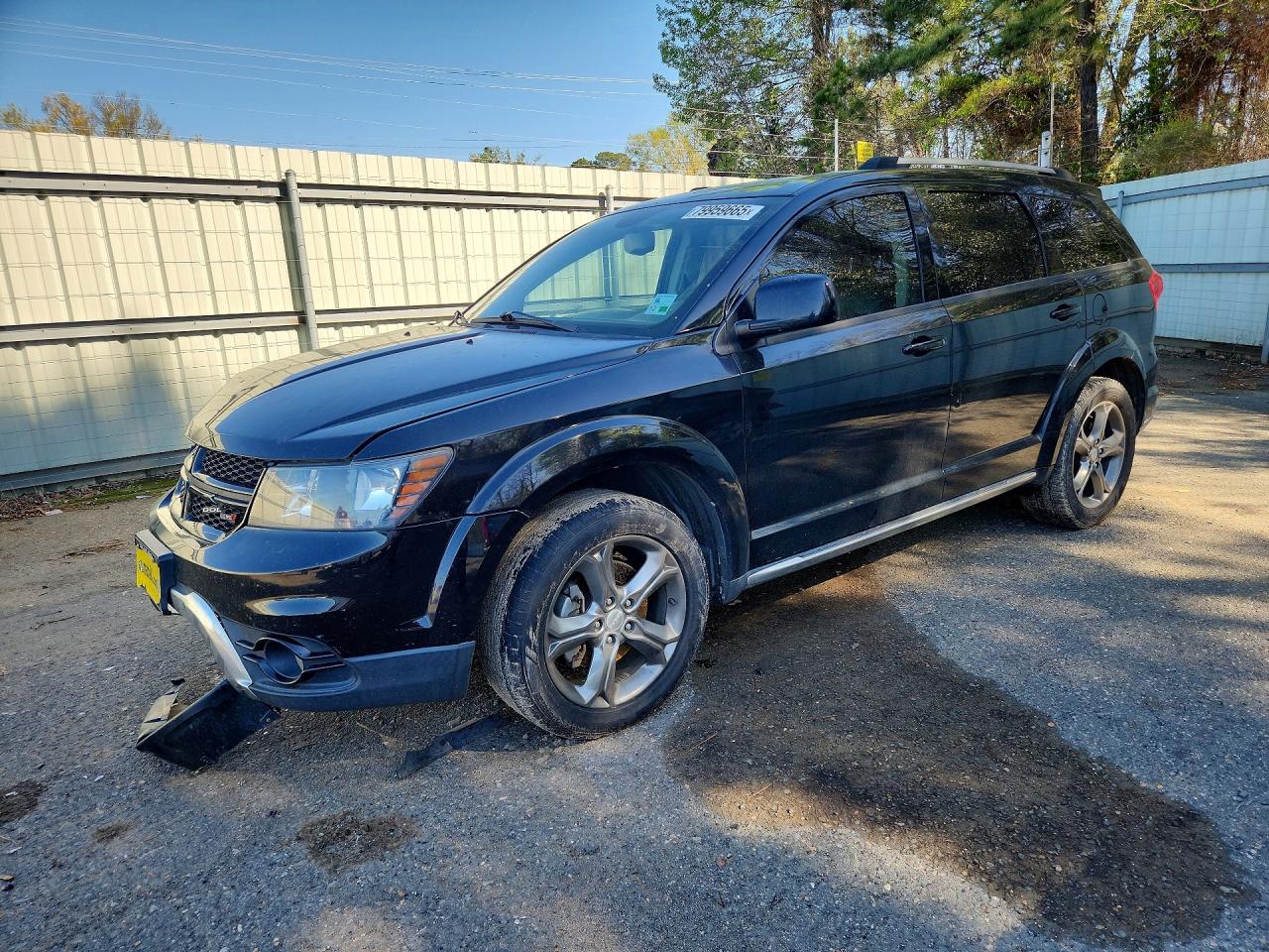 2017 Dodge Journey Crossroad Черный vin: 3C4PDDGG5HT578297