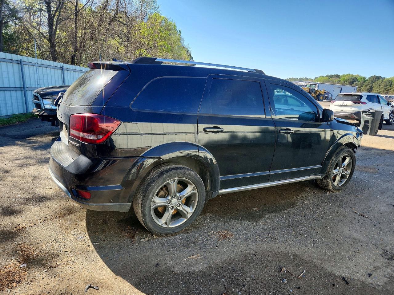 2017 Dodge Journey Crossroad Черный vin: 3C4PDDGG5HT578297