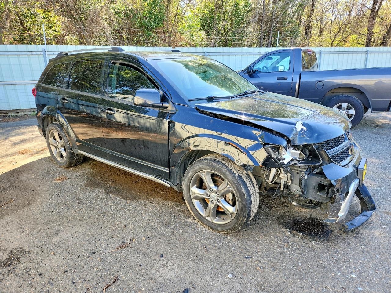 2017 Dodge Journey Crossroad Черный vin: 3C4PDDGG5HT578297