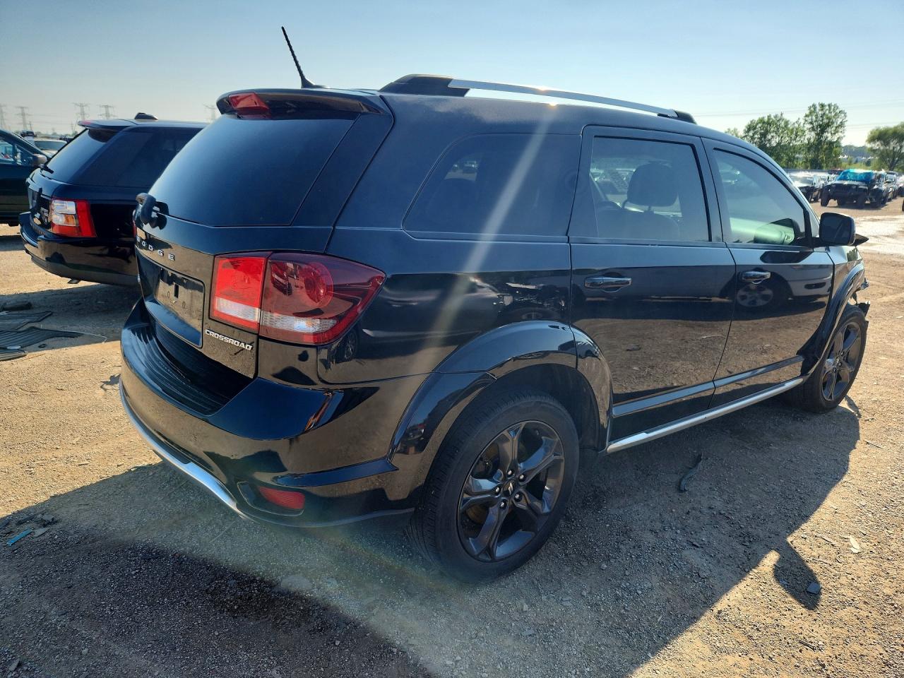 2018 Dodge Journey Crossroad Black vin: 3C4PDDGG5JT371107