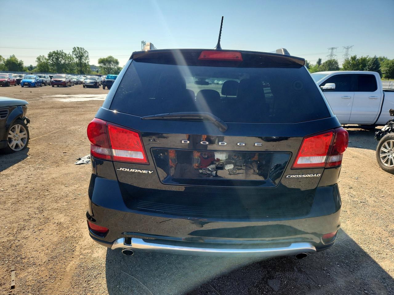 2018 Dodge Journey Crossroad Black vin: 3C4PDDGG5JT371107