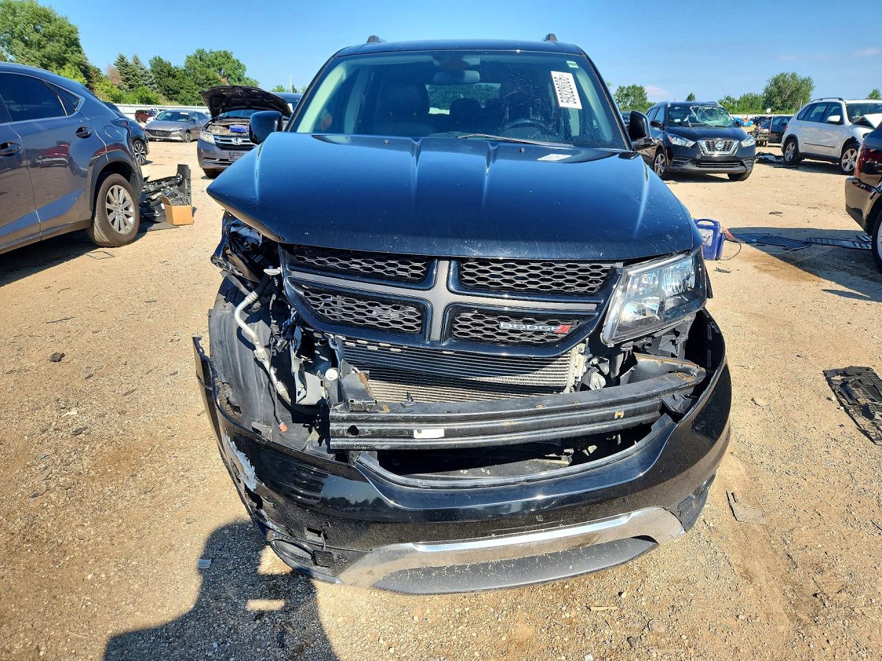2018 Dodge Journey Crossroad Black vin: 3C4PDDGG5JT371107