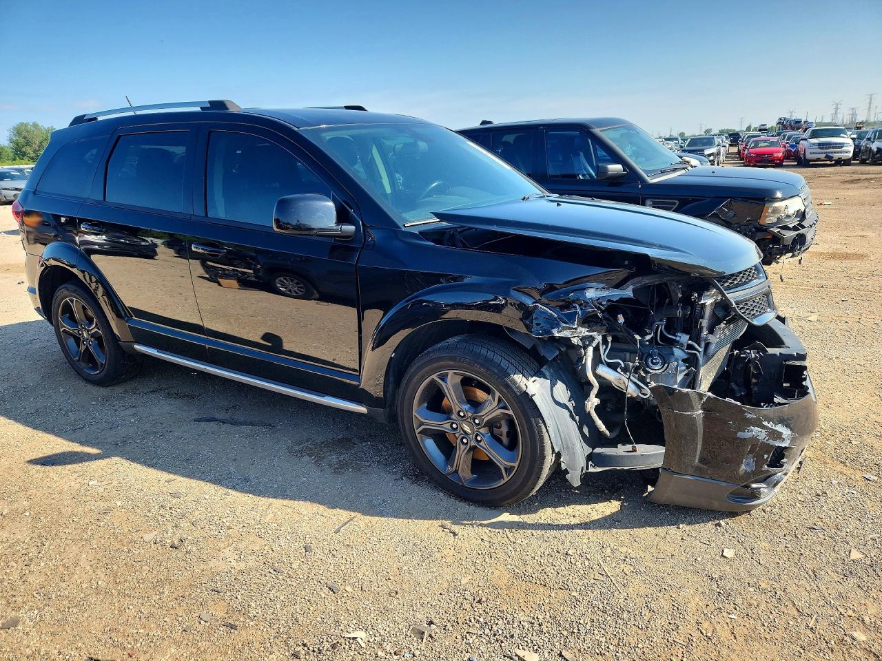 2018 Dodge Journey Crossroad Black vin: 3C4PDDGG5JT371107