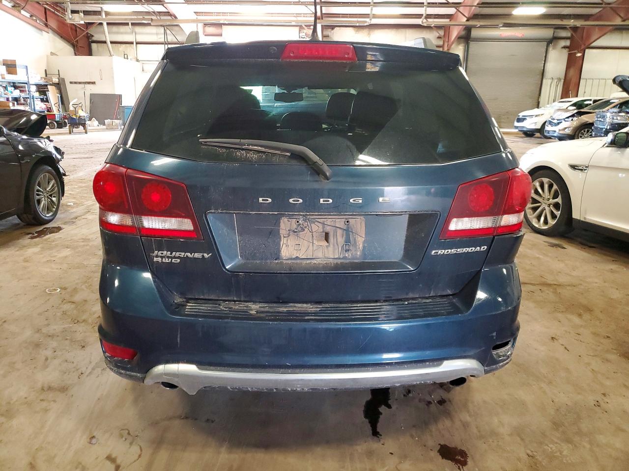 2015 Dodge Journey Crossroad Blue vin: 3C4PDDGG6FT607285