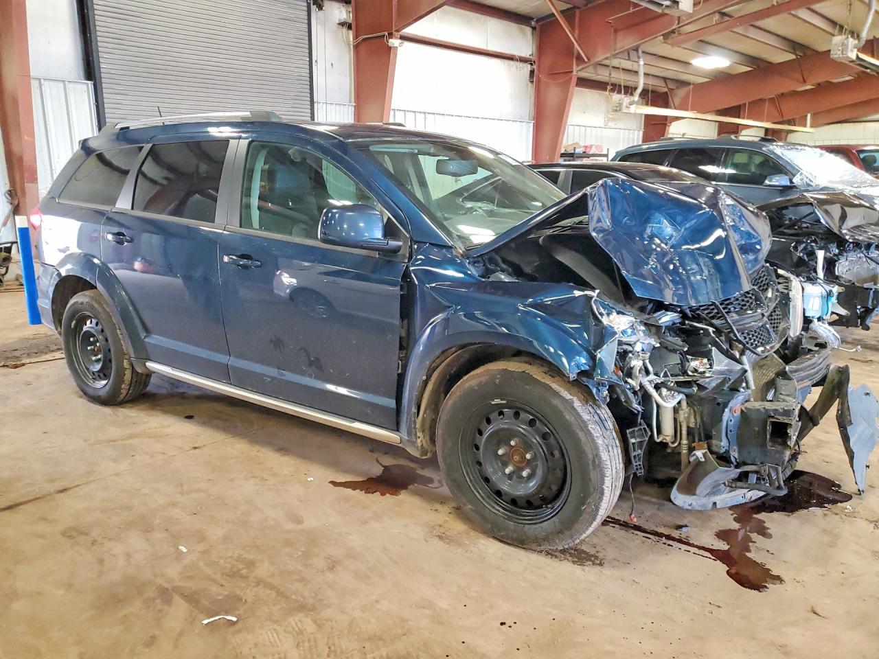 2015 Dodge Journey Crossroad Blue vin: 3C4PDDGG6FT607285