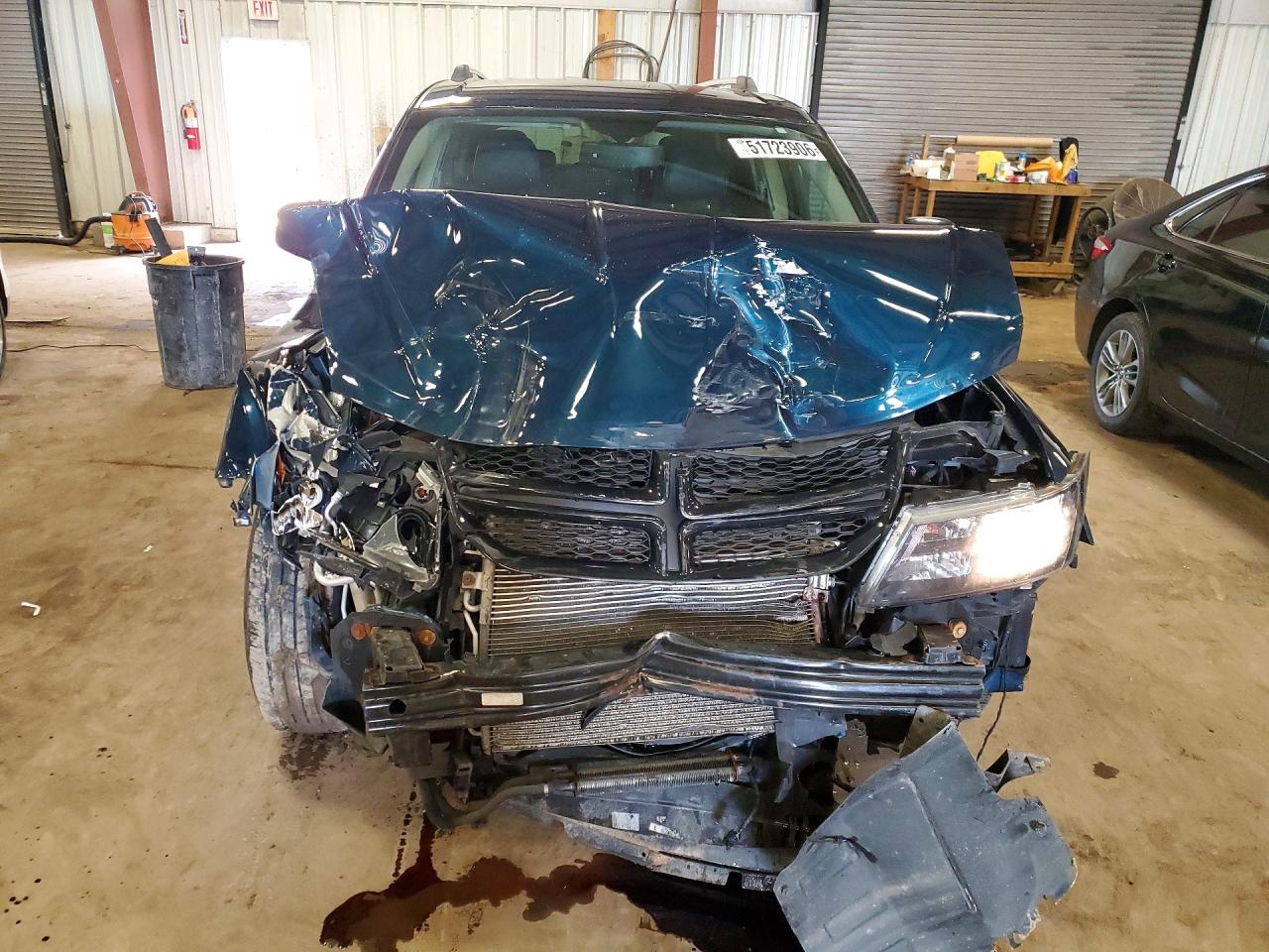 2015 Dodge Journey Crossroad Blue vin: 3C4PDDGG6FT607285