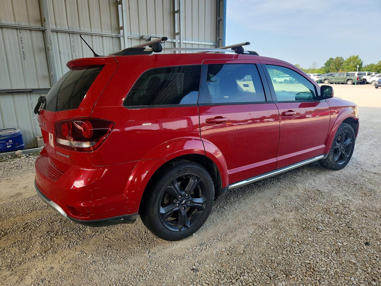 2018 Dodge Journey Crossroad Red vin: 3C4PDDGG6JT386778