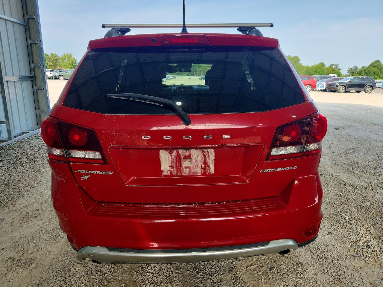 2018 Dodge Journey Crossroad Red vin: 3C4PDDGG6JT386778
