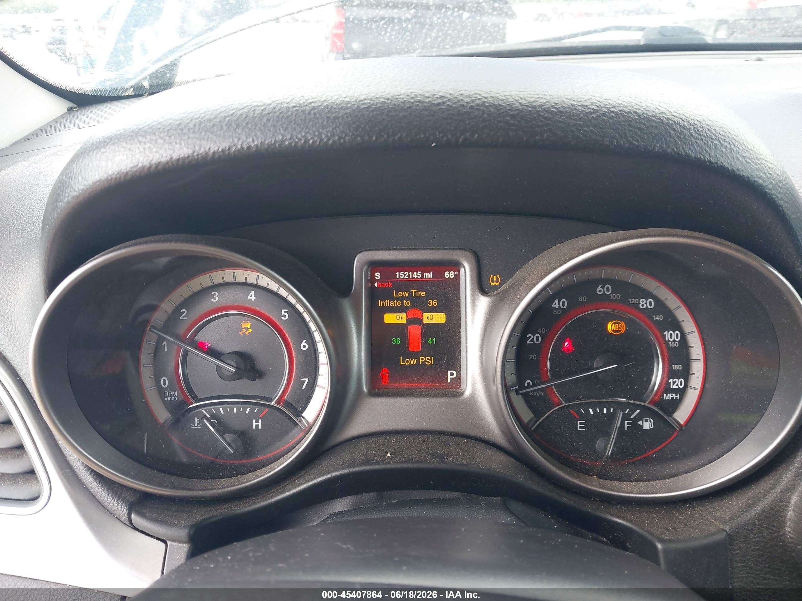 2015 Dodge Journey Crossroad Черный vin: 3C4PDDGG7FT634186