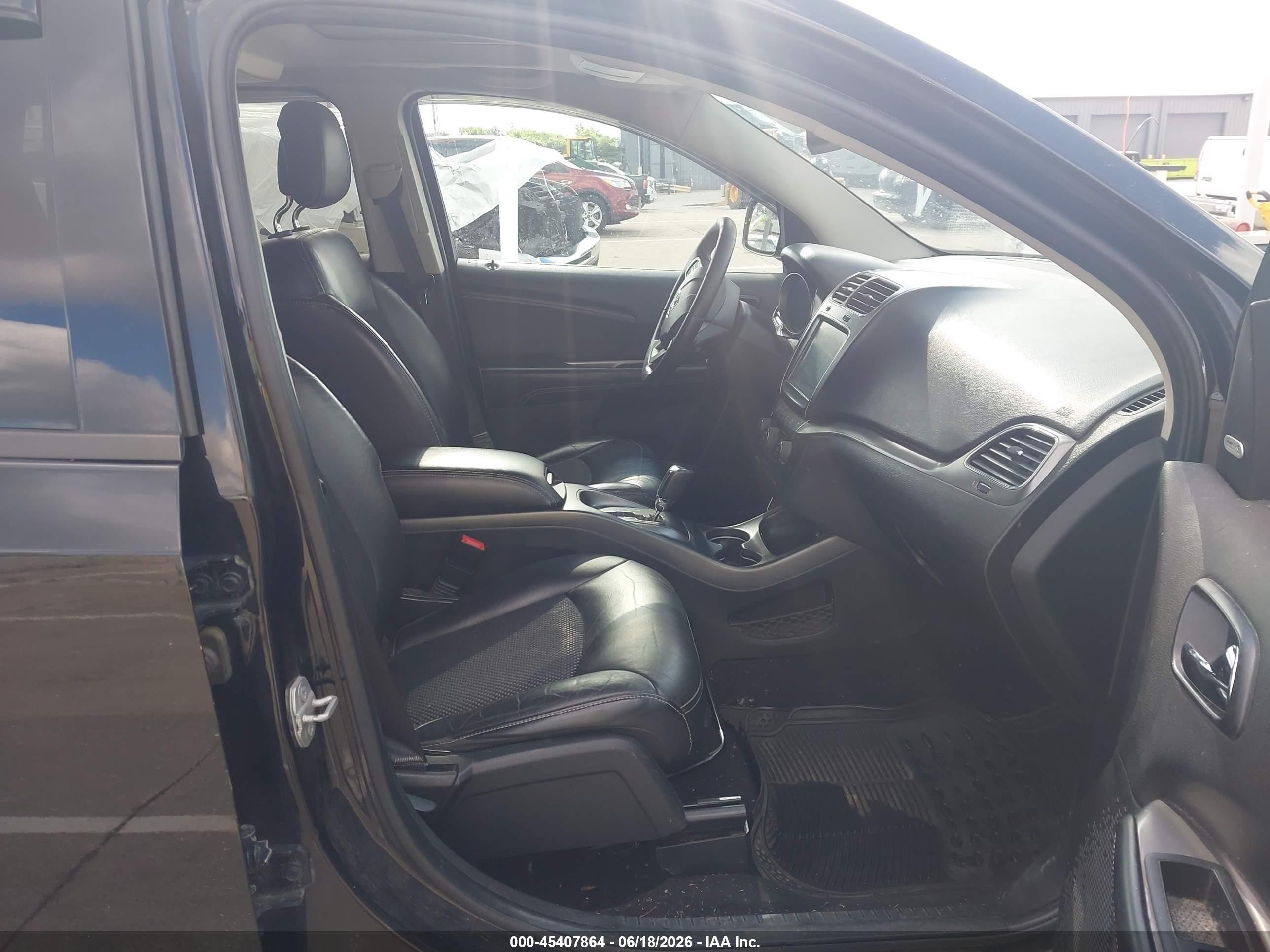 2015 Dodge Journey Crossroad Черный vin: 3C4PDDGG7FT634186