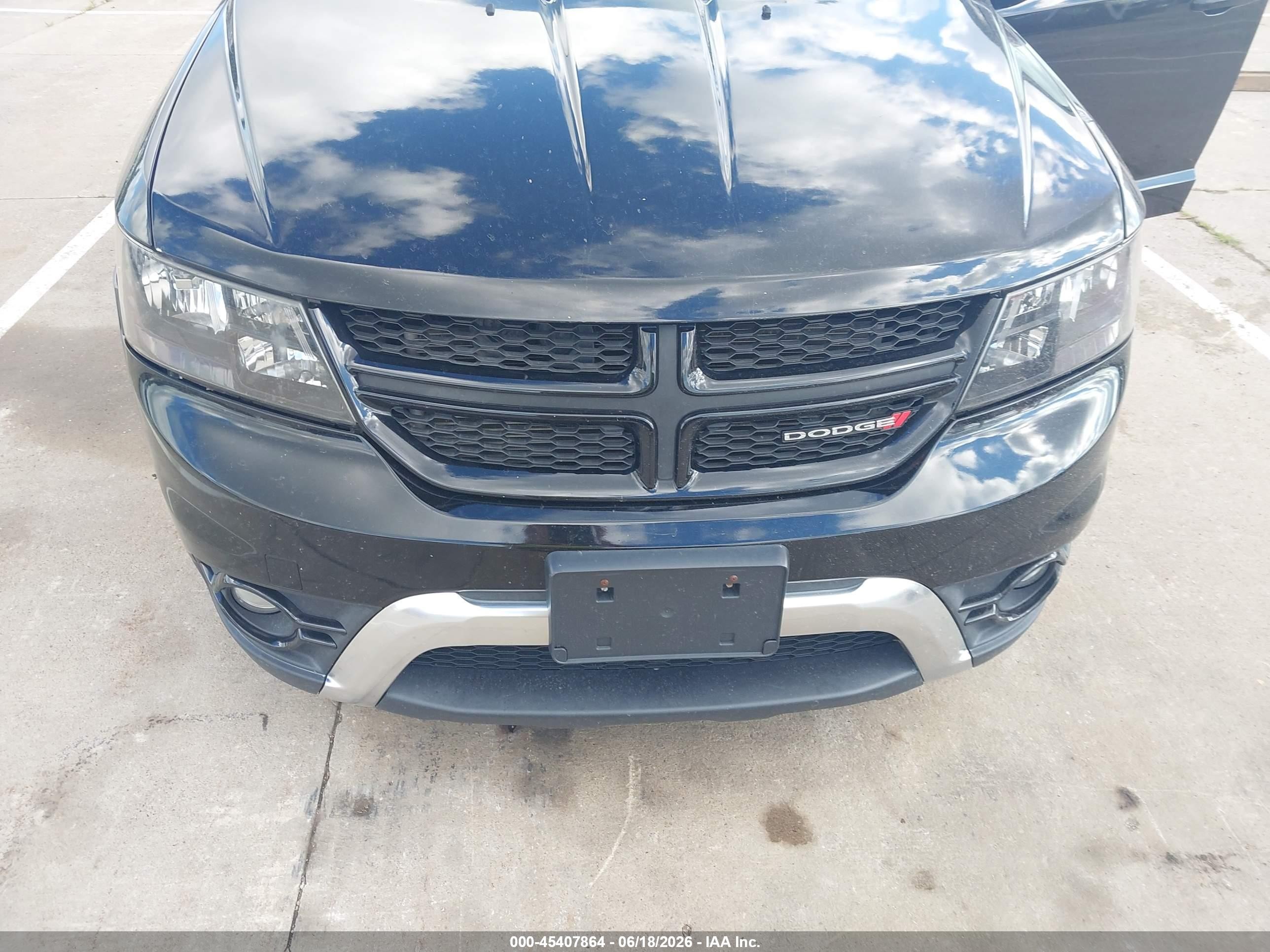 2015 Dodge Journey Crossroad Черный vin: 3C4PDDGG7FT634186