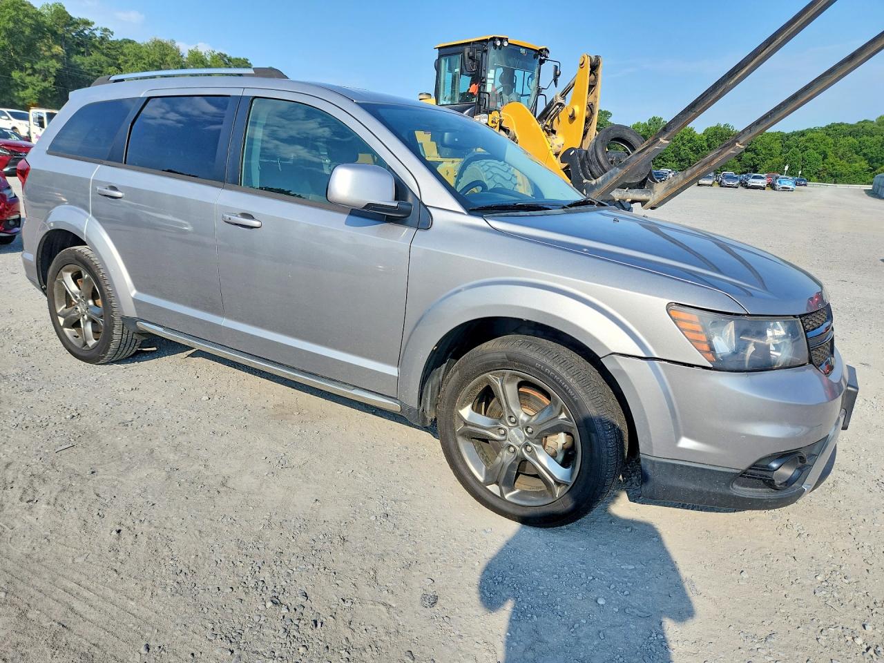 2017 Dodge Journey Crossroad Серебряный vin: 3C4PDDGG7HT521101