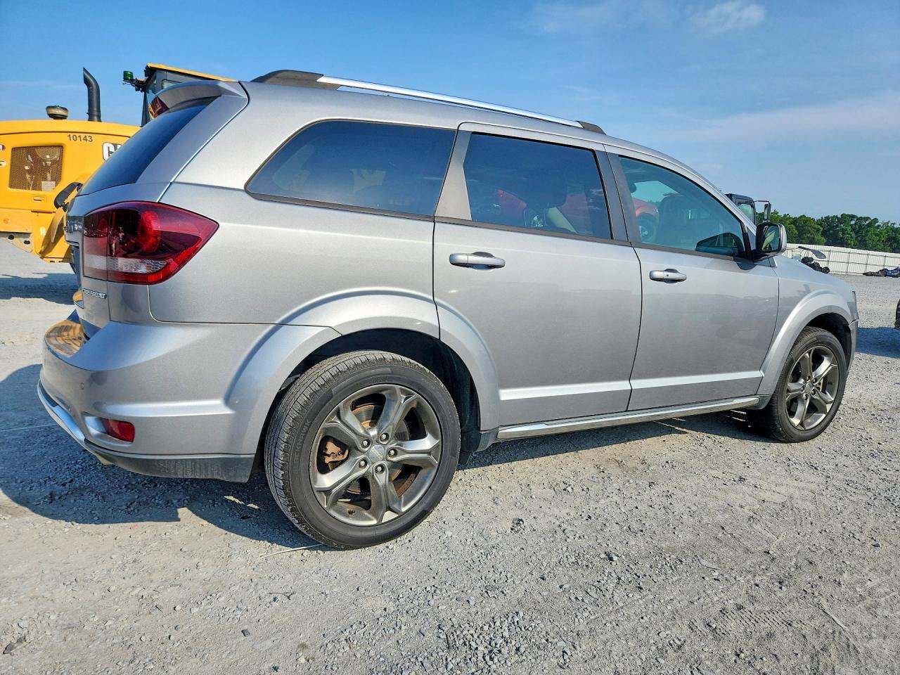 2017 Dodge Journey Crossroad Серебряный vin: 3C4PDDGG7HT521101
