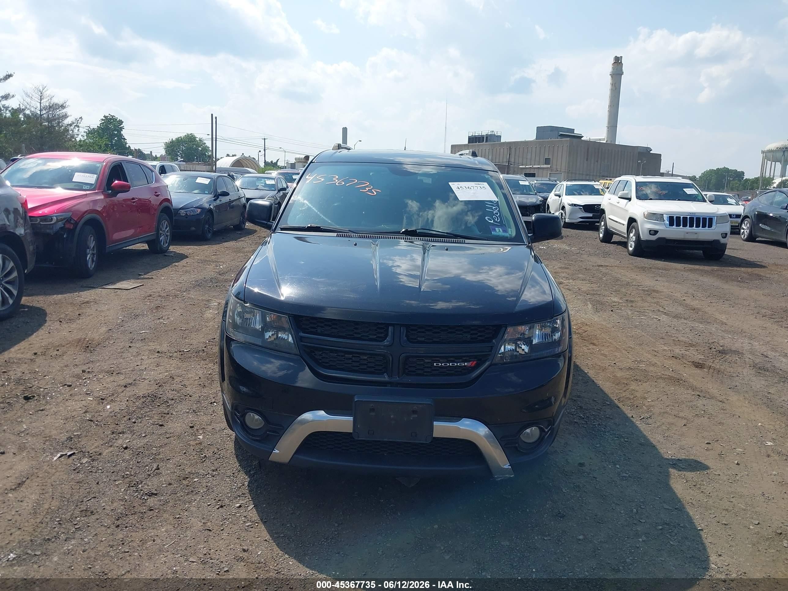 2017 Dodge Journey Crossroad Plus Awd Black vin: 3C4PDDGG7HT541705