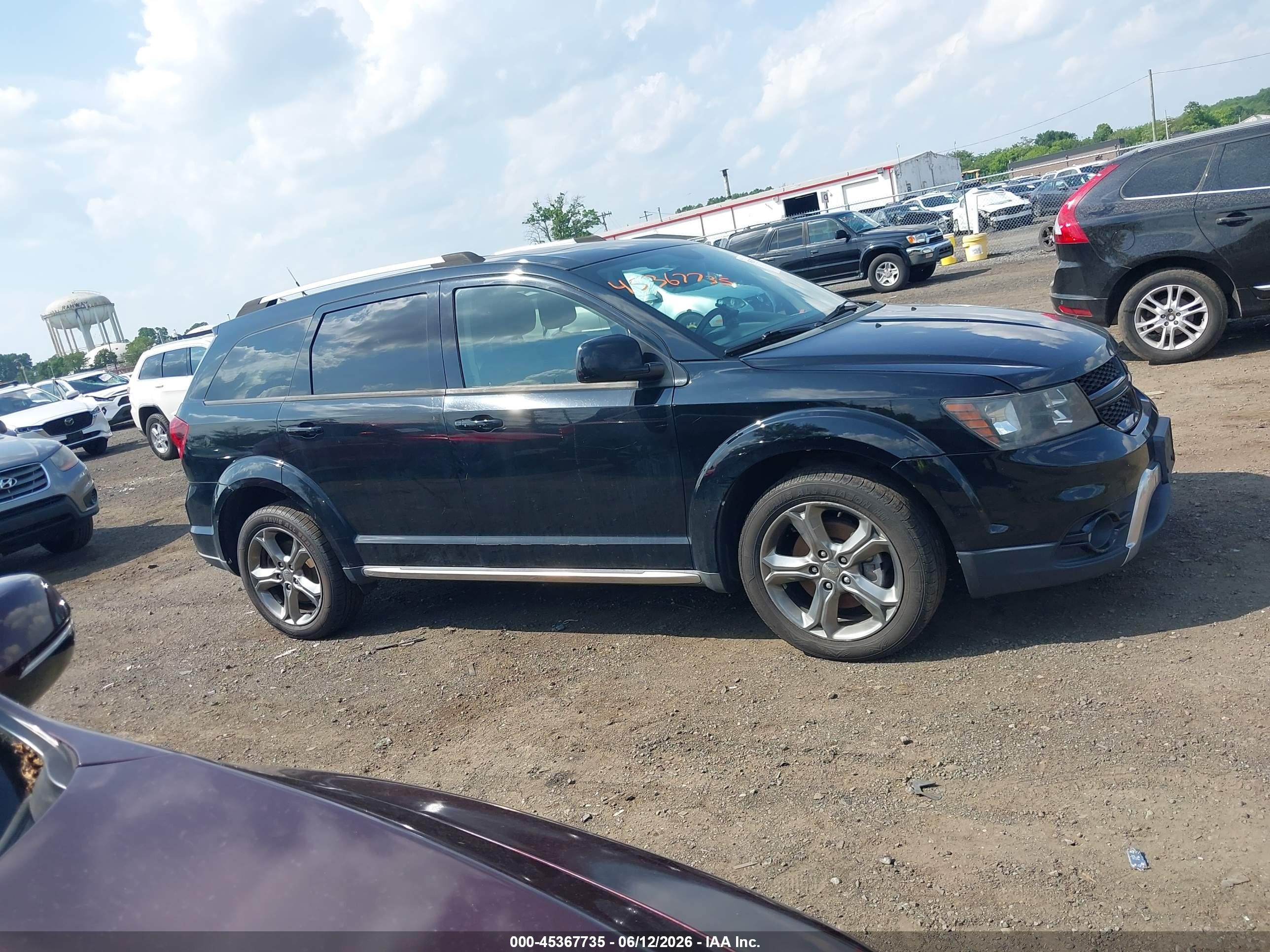 2017 Dodge Journey Crossroad Plus Awd Black vin: 3C4PDDGG7HT541705