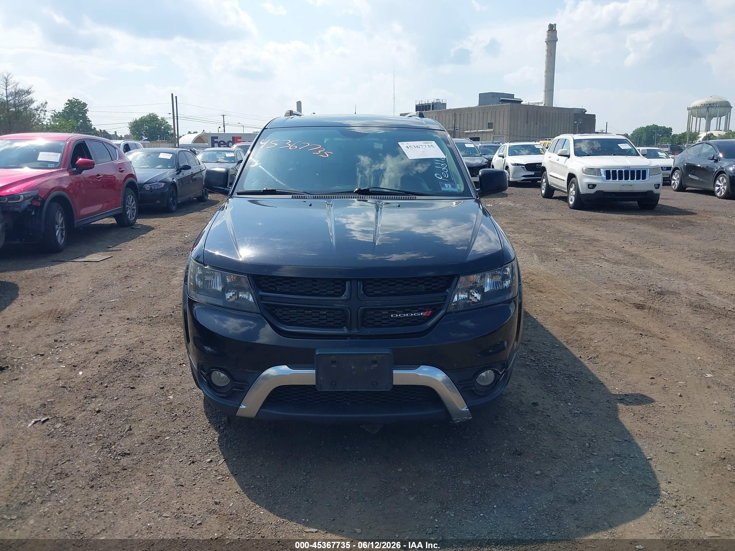 2017 Dodge Journey Crossroad Plus Awd Black vin: 3C4PDDGG7HT541705