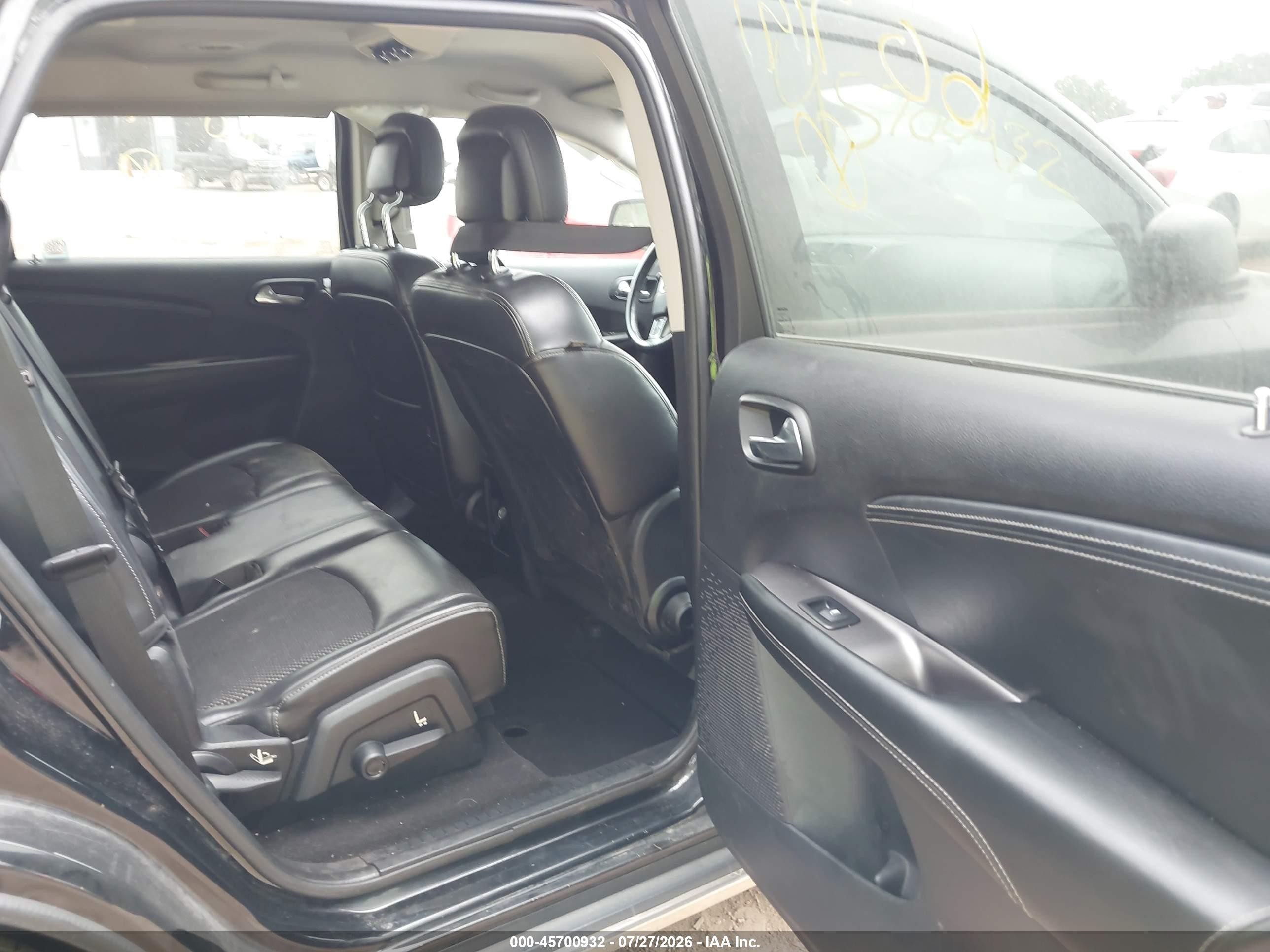 2015 Dodge Journey Crossroad Черный vin: 3C4PDDGG8FT607191