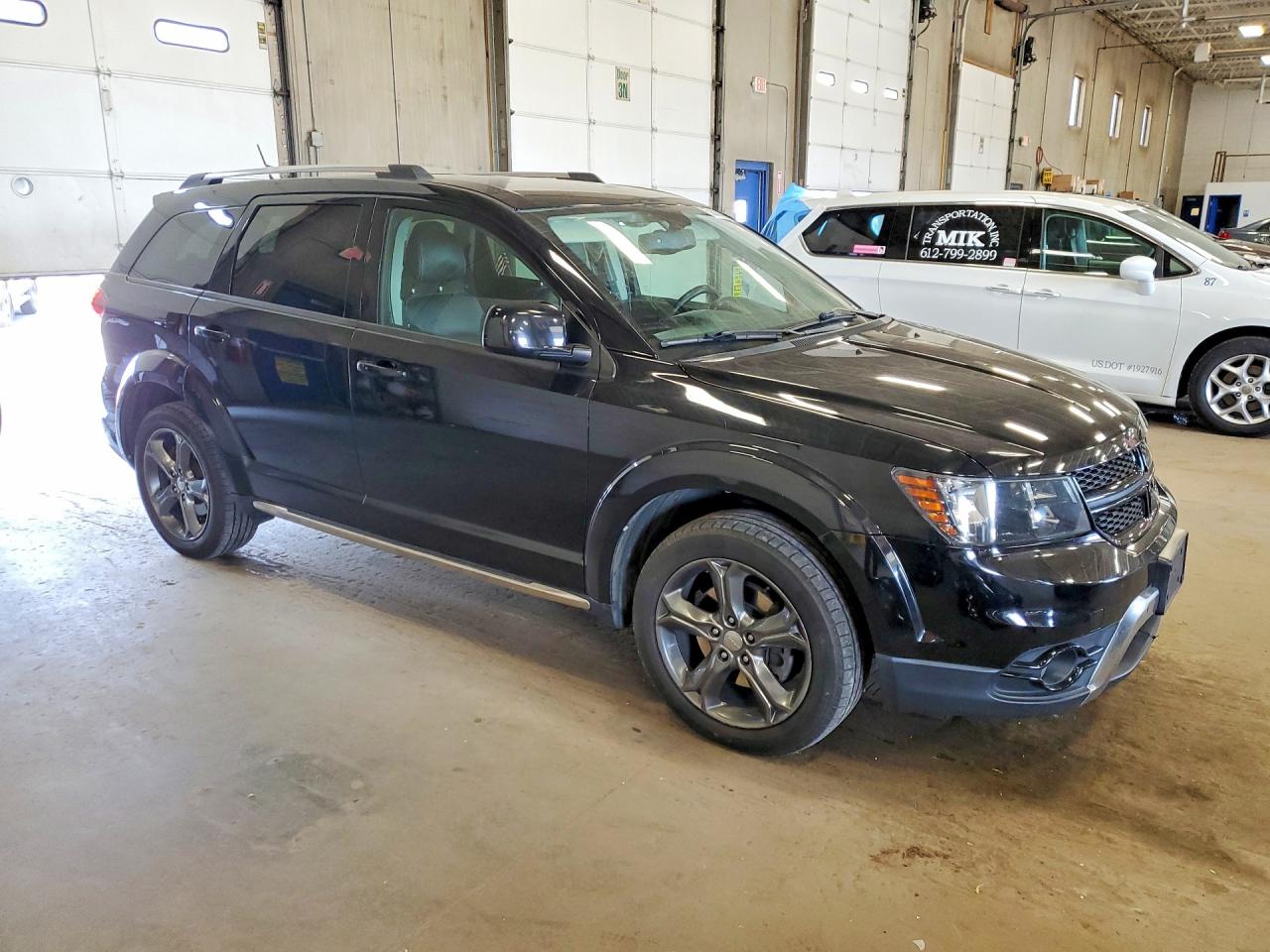 2015 Dodge Journey Crossroad Black vin: 3C4PDDGG8FT619180