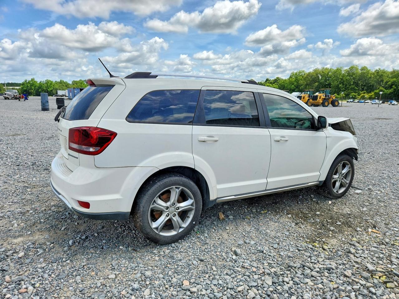 2017 Dodge Journey Crossroad White vin: 3C4PDDGG8HT541079
