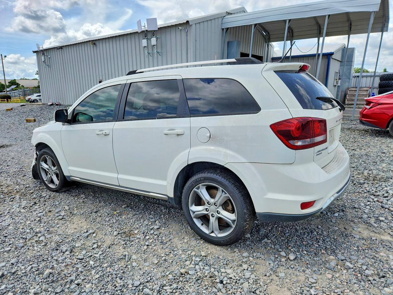 2017 Dodge Journey Crossroad White vin: 3C4PDDGG8HT541079