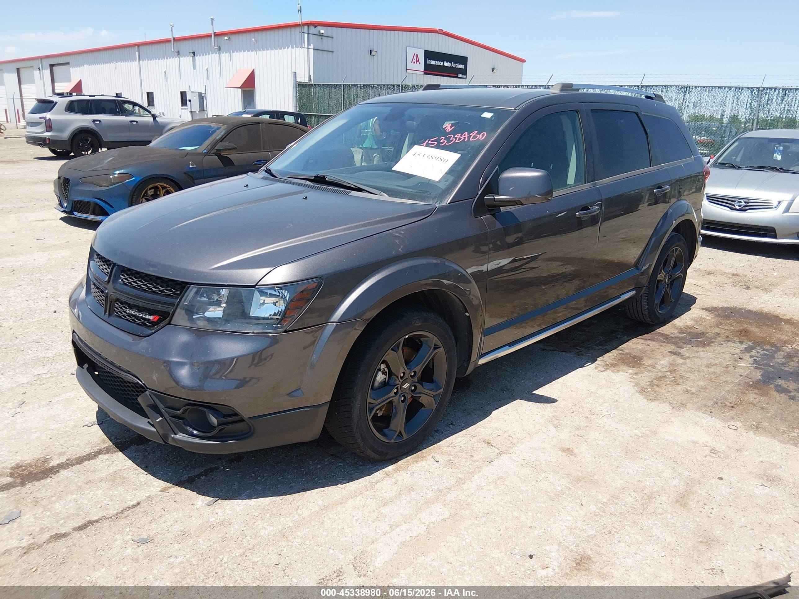2018 Dodge Journey Crossroad Awd Black vin: 3C4PDDGG8JT388001