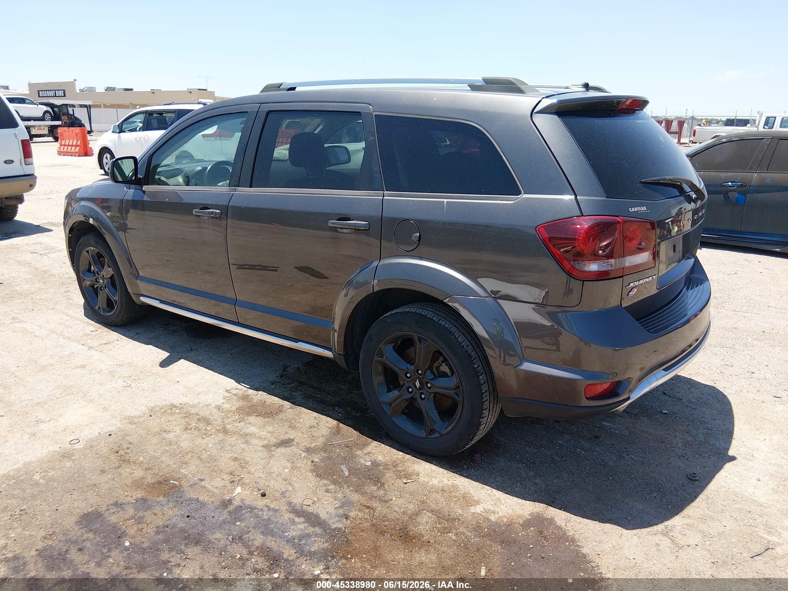 2018 Dodge Journey Crossroad Awd Black vin: 3C4PDDGG8JT388001