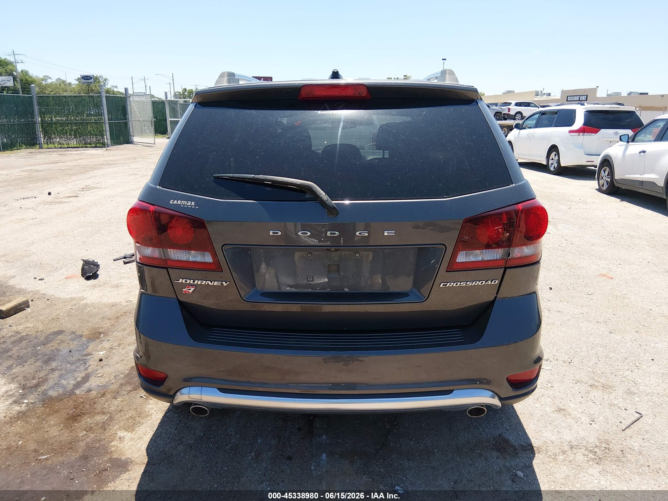 2018 Dodge Journey Crossroad Awd Black vin: 3C4PDDGG8JT388001