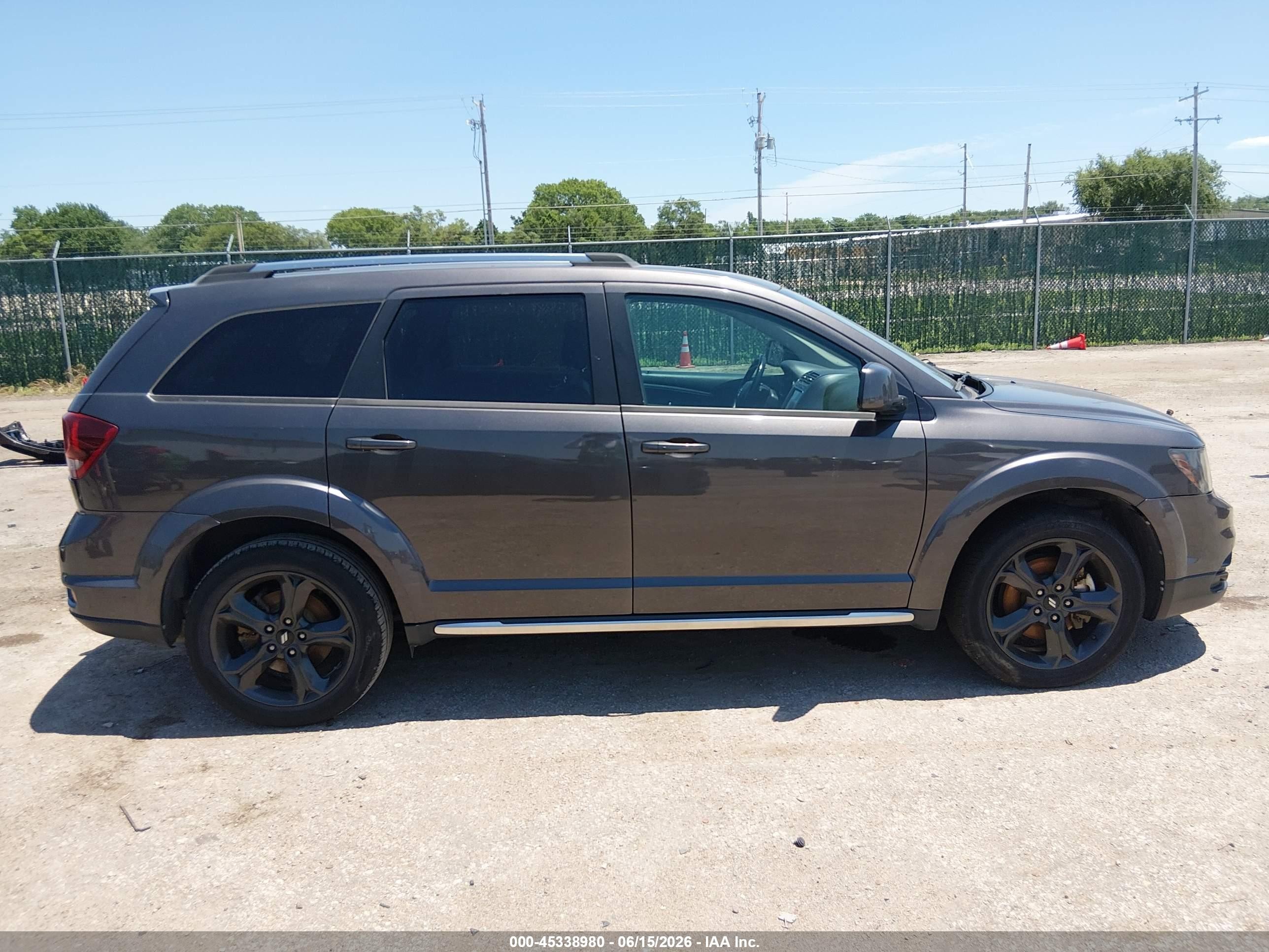 2018 Dodge Journey Crossroad Awd Black vin: 3C4PDDGG8JT388001