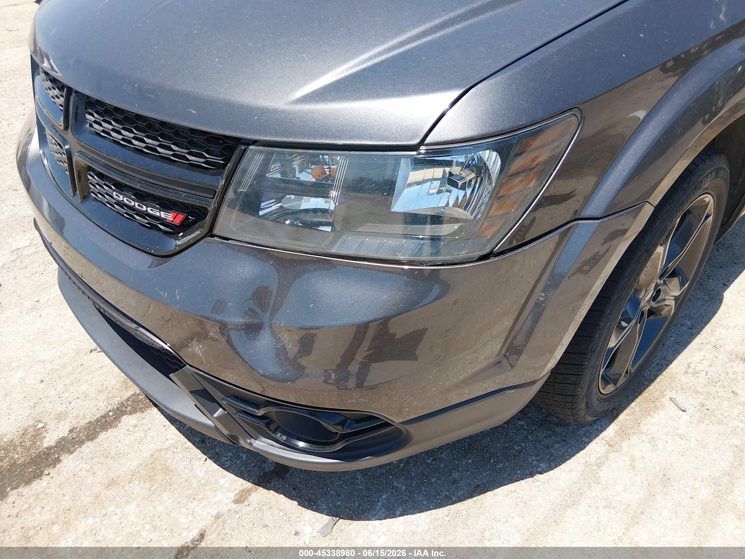 2018 Dodge Journey Crossroad Awd Black vin: 3C4PDDGG8JT388001