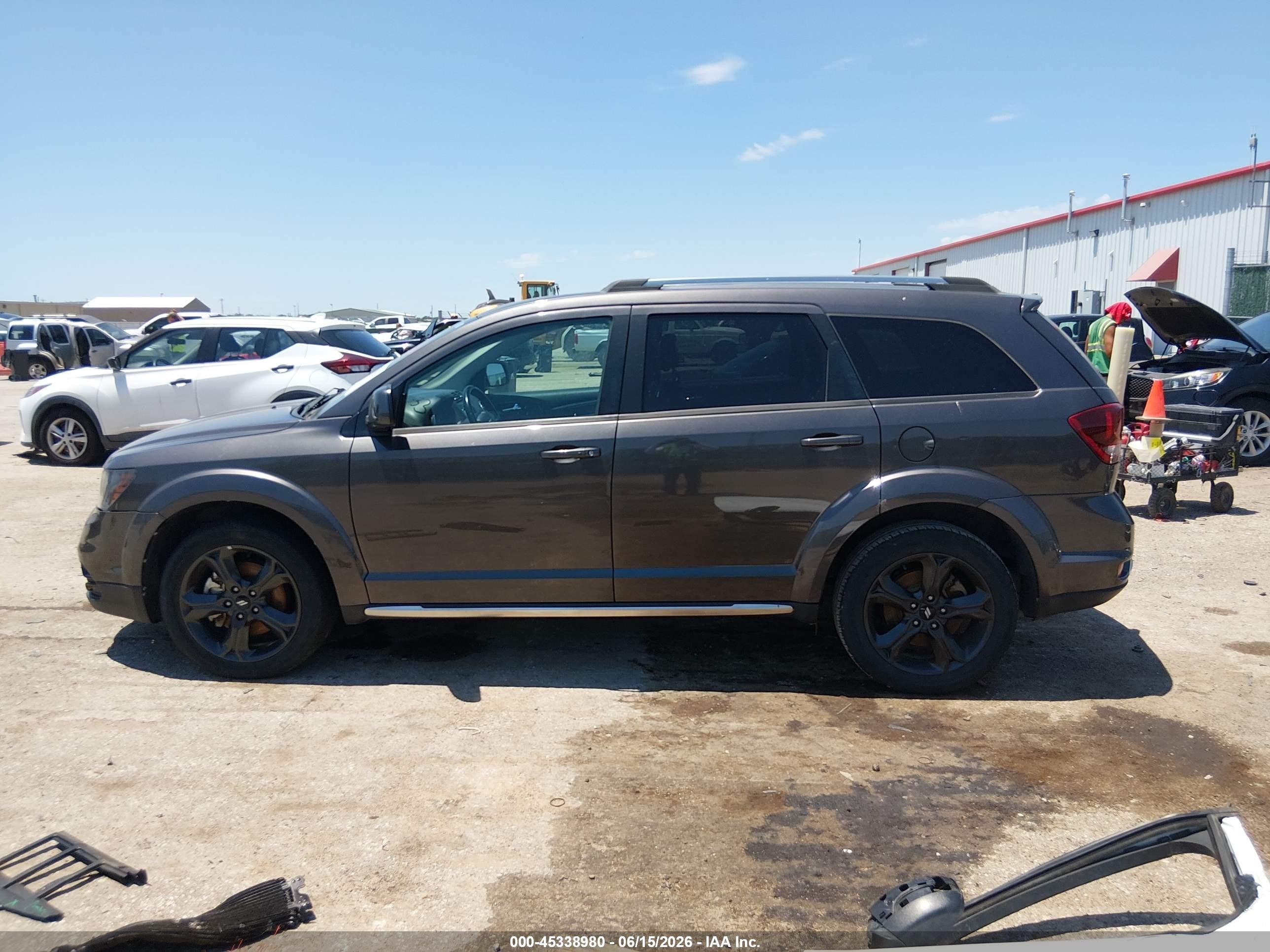 2018 Dodge Journey Crossroad Awd Black vin: 3C4PDDGG8JT388001