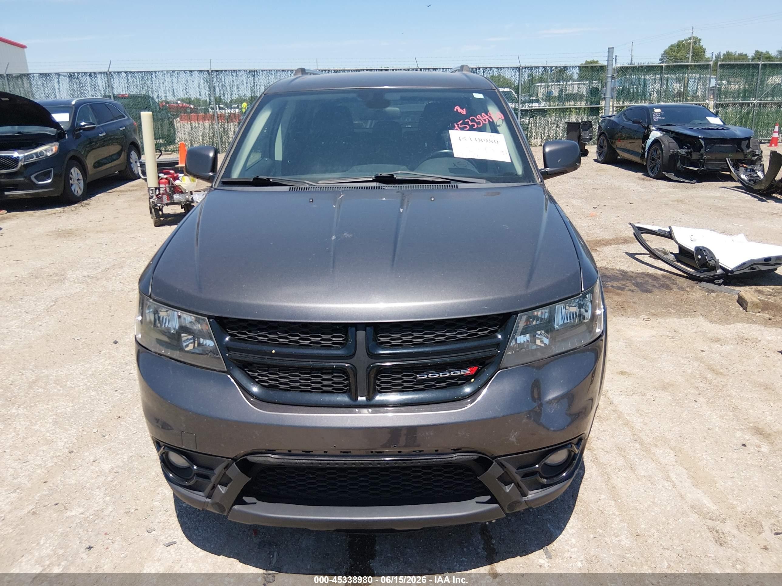 2018 Dodge Journey Crossroad Awd Black vin: 3C4PDDGG8JT388001
