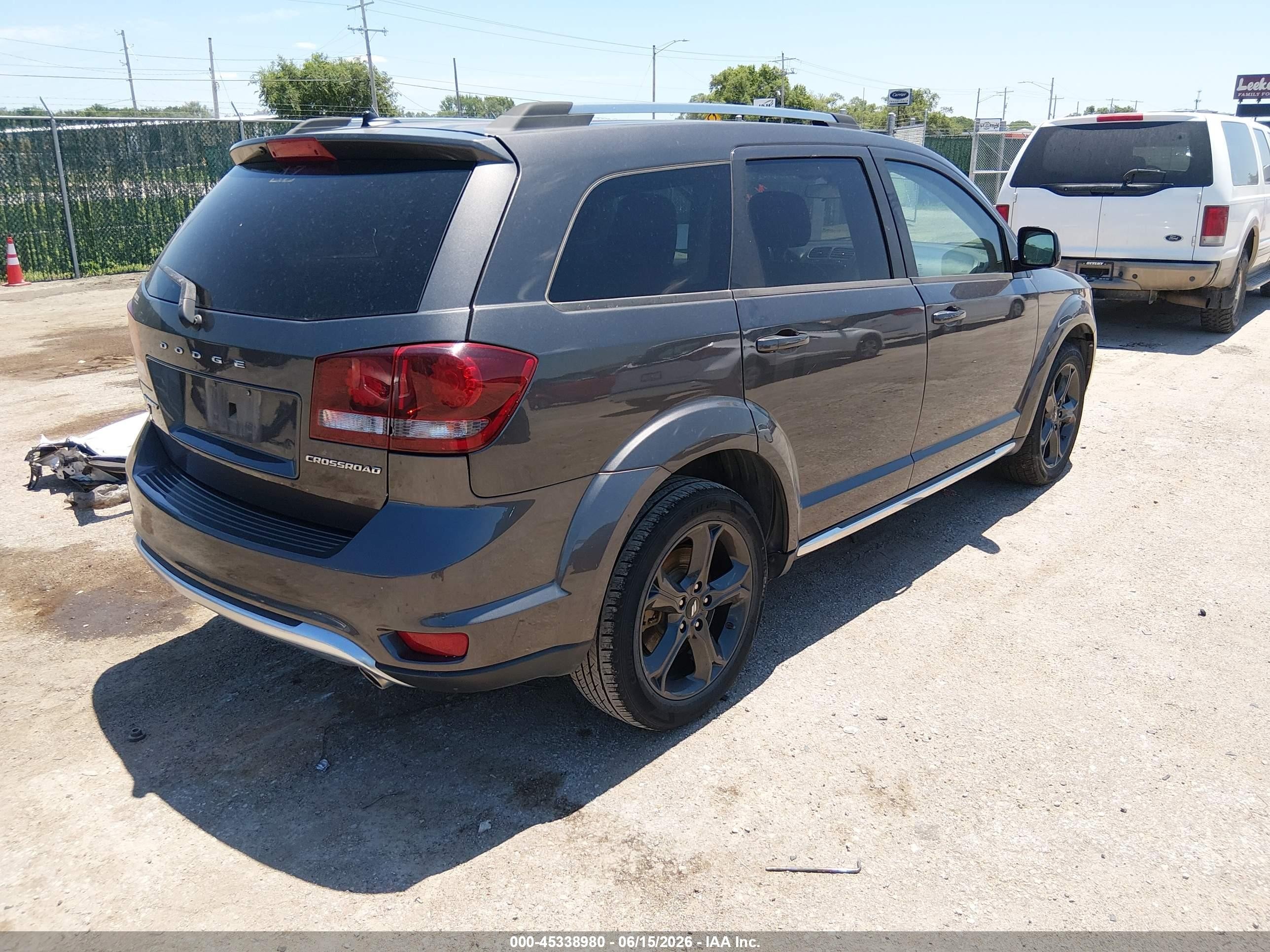 2018 Dodge Journey Crossroad Awd Black vin: 3C4PDDGG8JT388001