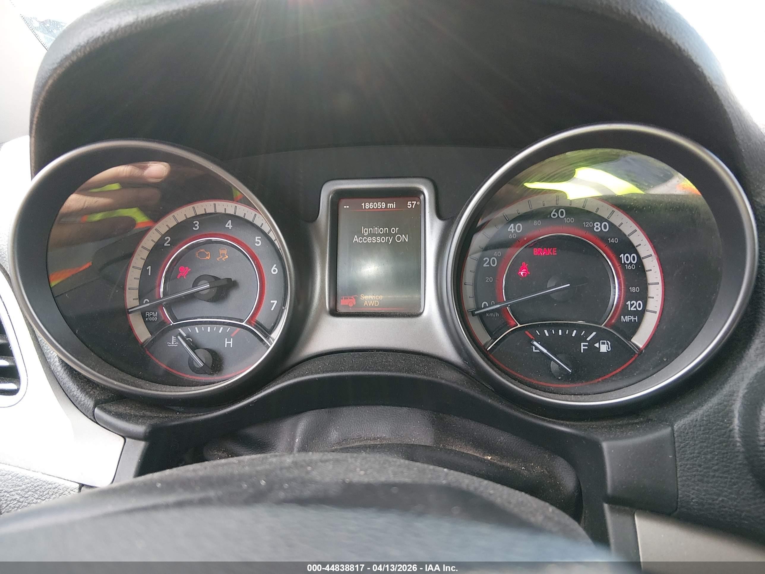 2015 Dodge Journey Crossroad Red vin: 3C4PDDGG9FT675855