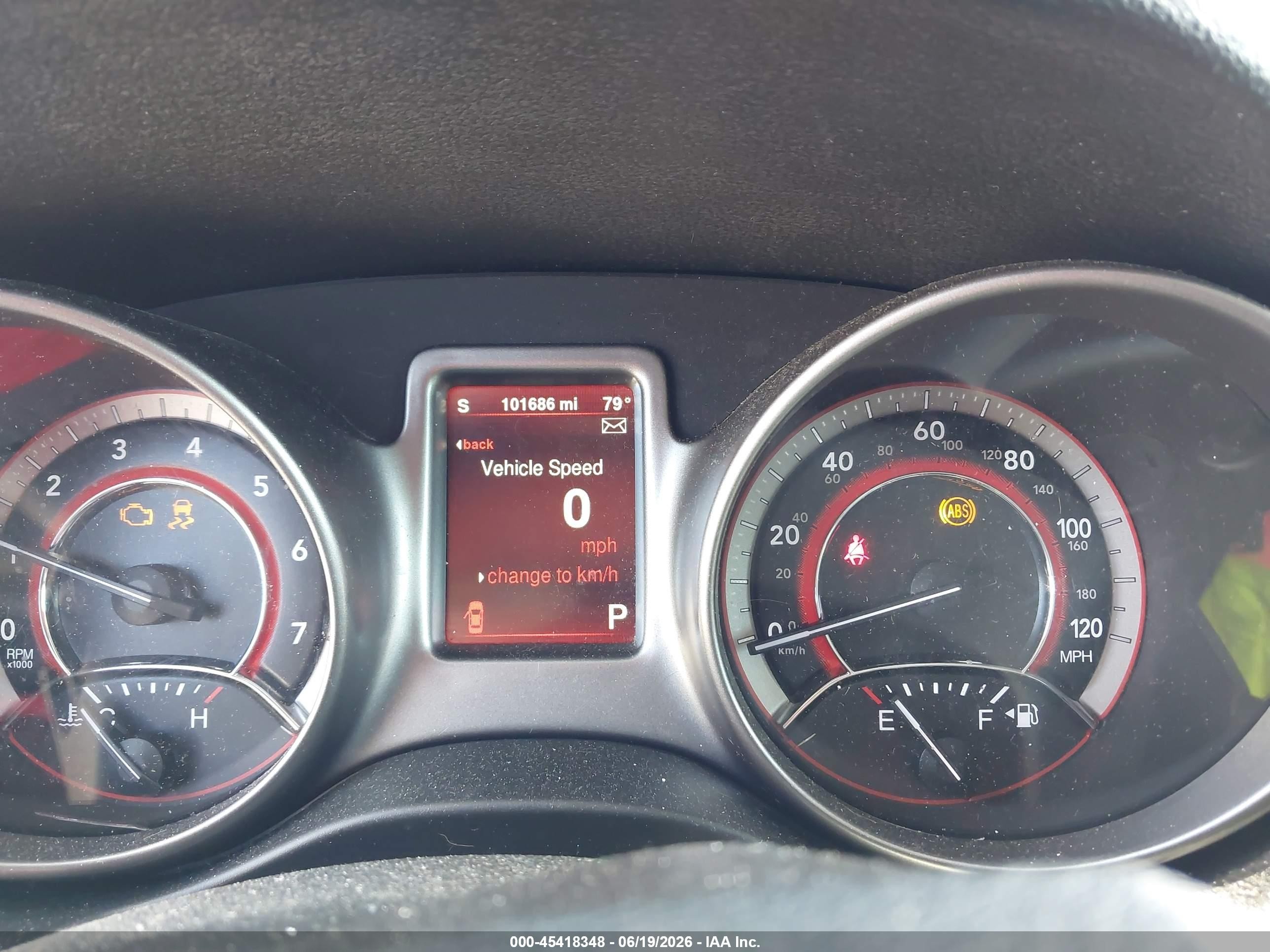 2015 Dodge Journey Crossroad Blue vin: 3C4PDDGG9FT695331