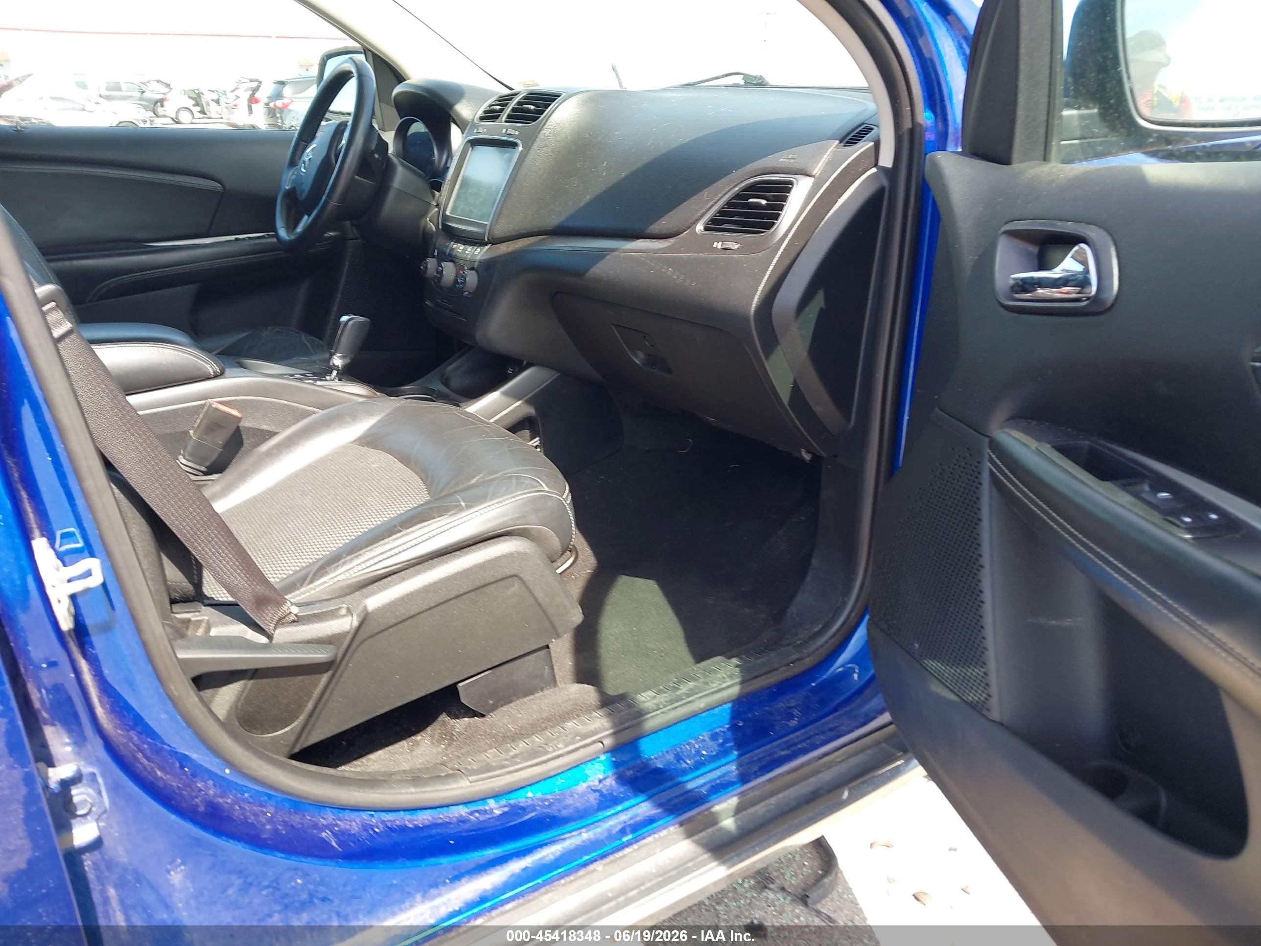 2015 Dodge Journey Crossroad Blue vin: 3C4PDDGG9FT695331