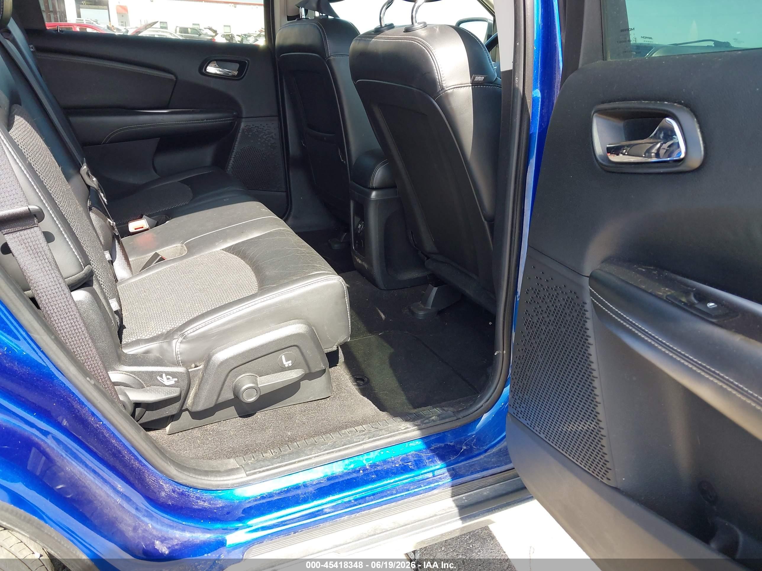 2015 Dodge Journey Crossroad Blue vin: 3C4PDDGG9FT695331