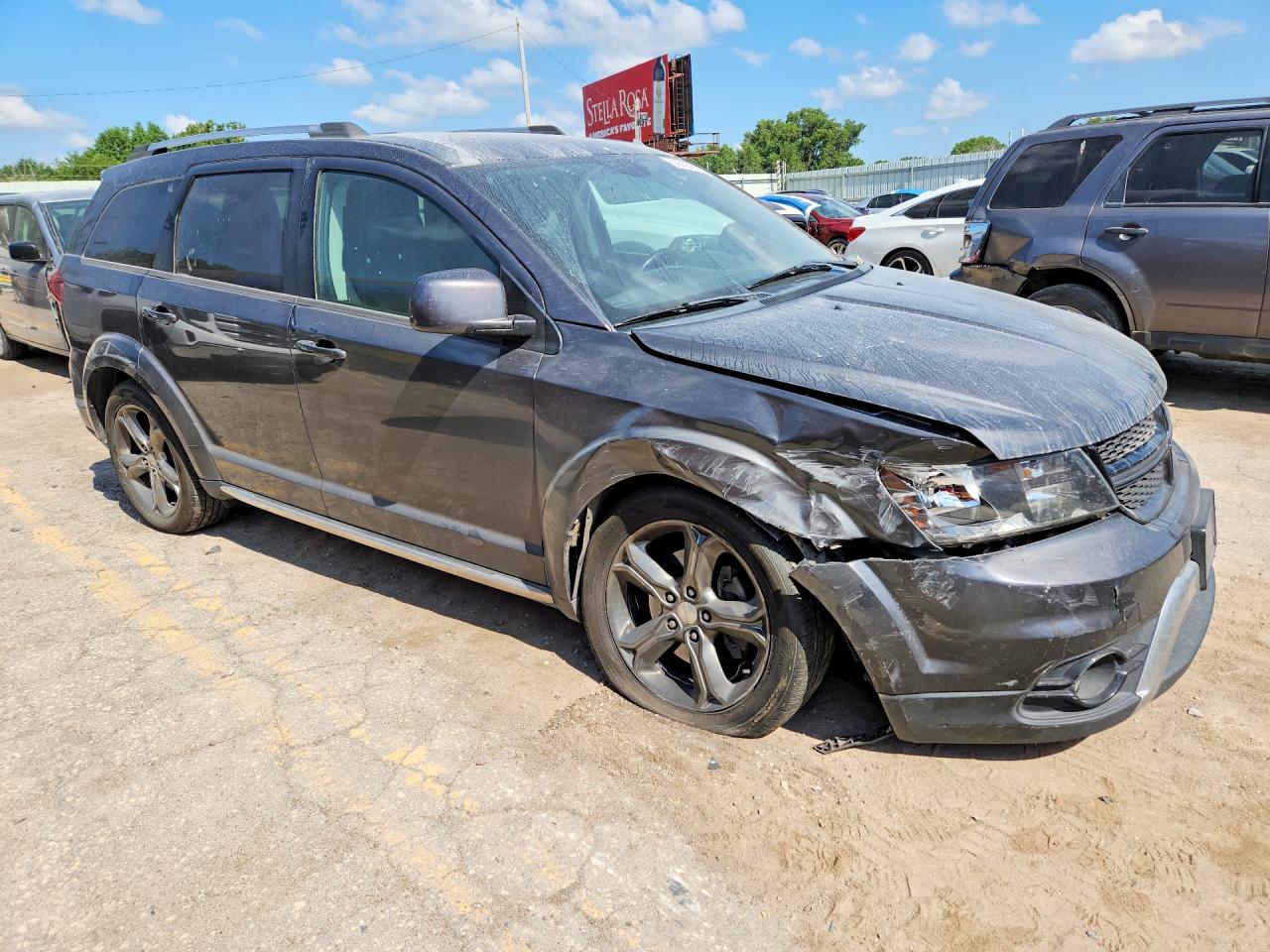 2015 Dodge Journey Crossroad Charcoal vin: 3C4PDDGG9FT721085