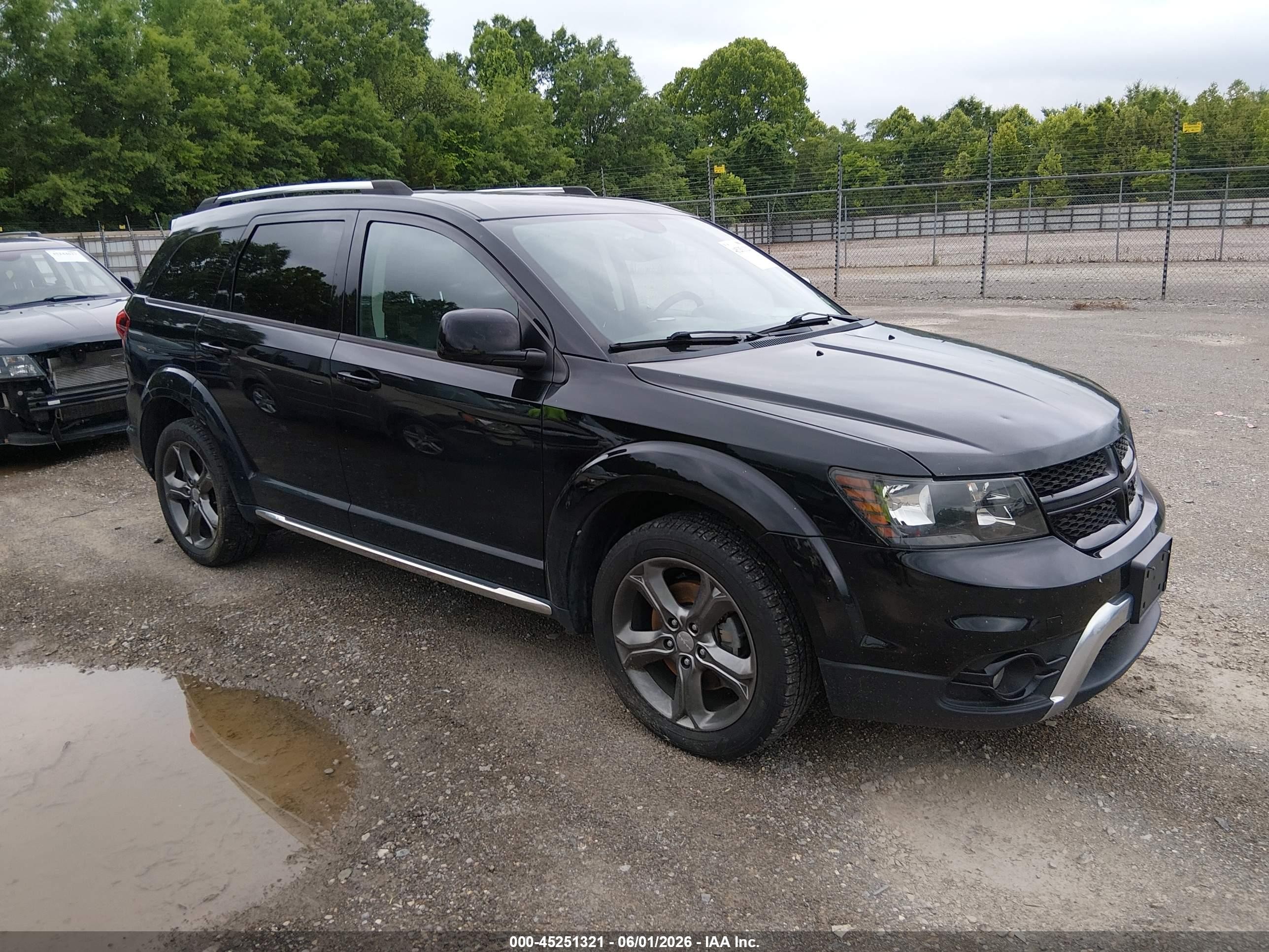 2015 Dodge Journey Crossroad Black vin: 3C4PDDGG9FT740137