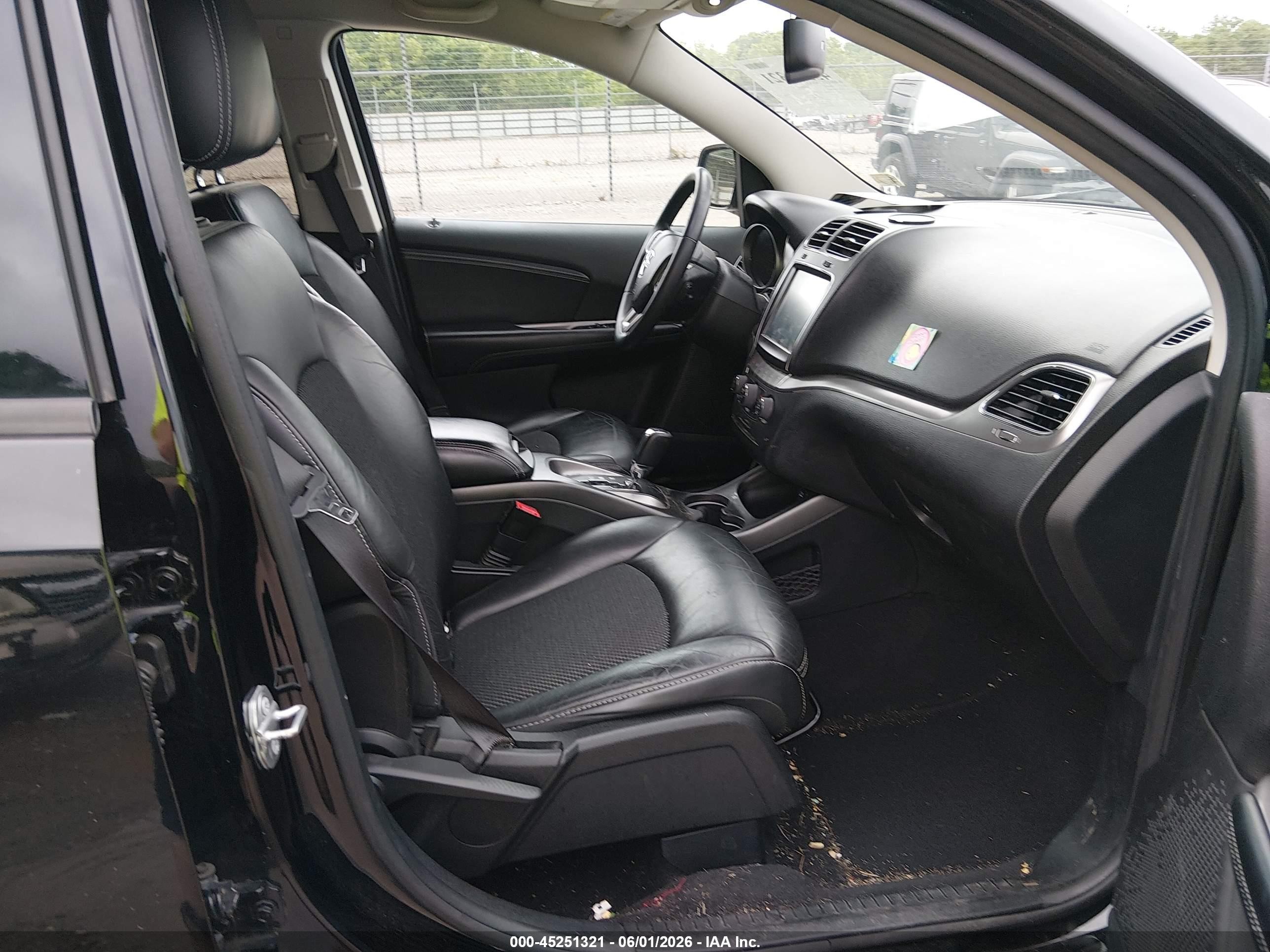 2015 Dodge Journey Crossroad Black vin: 3C4PDDGG9FT740137