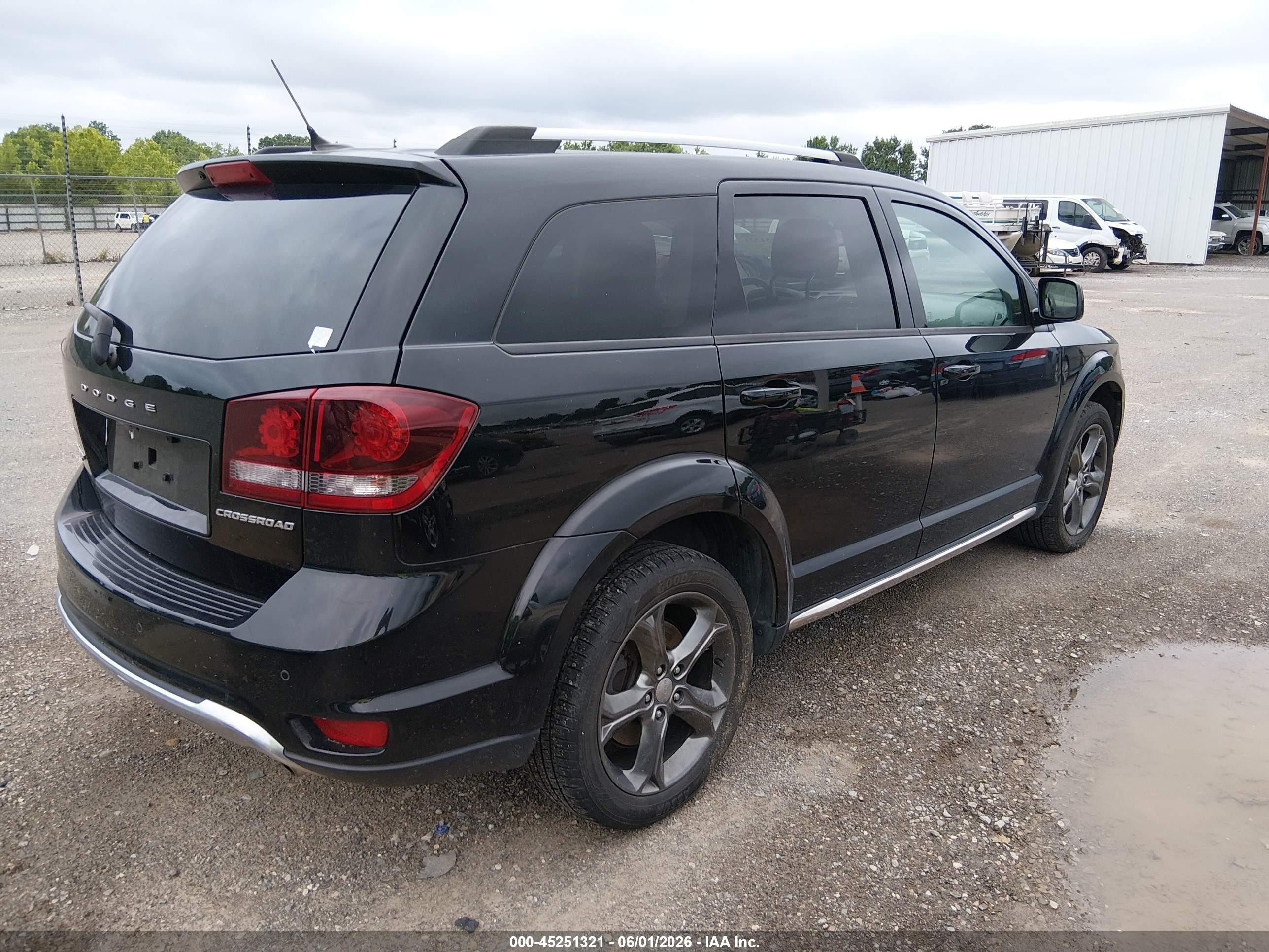 2015 Dodge Journey Crossroad Black vin: 3C4PDDGG9FT740137