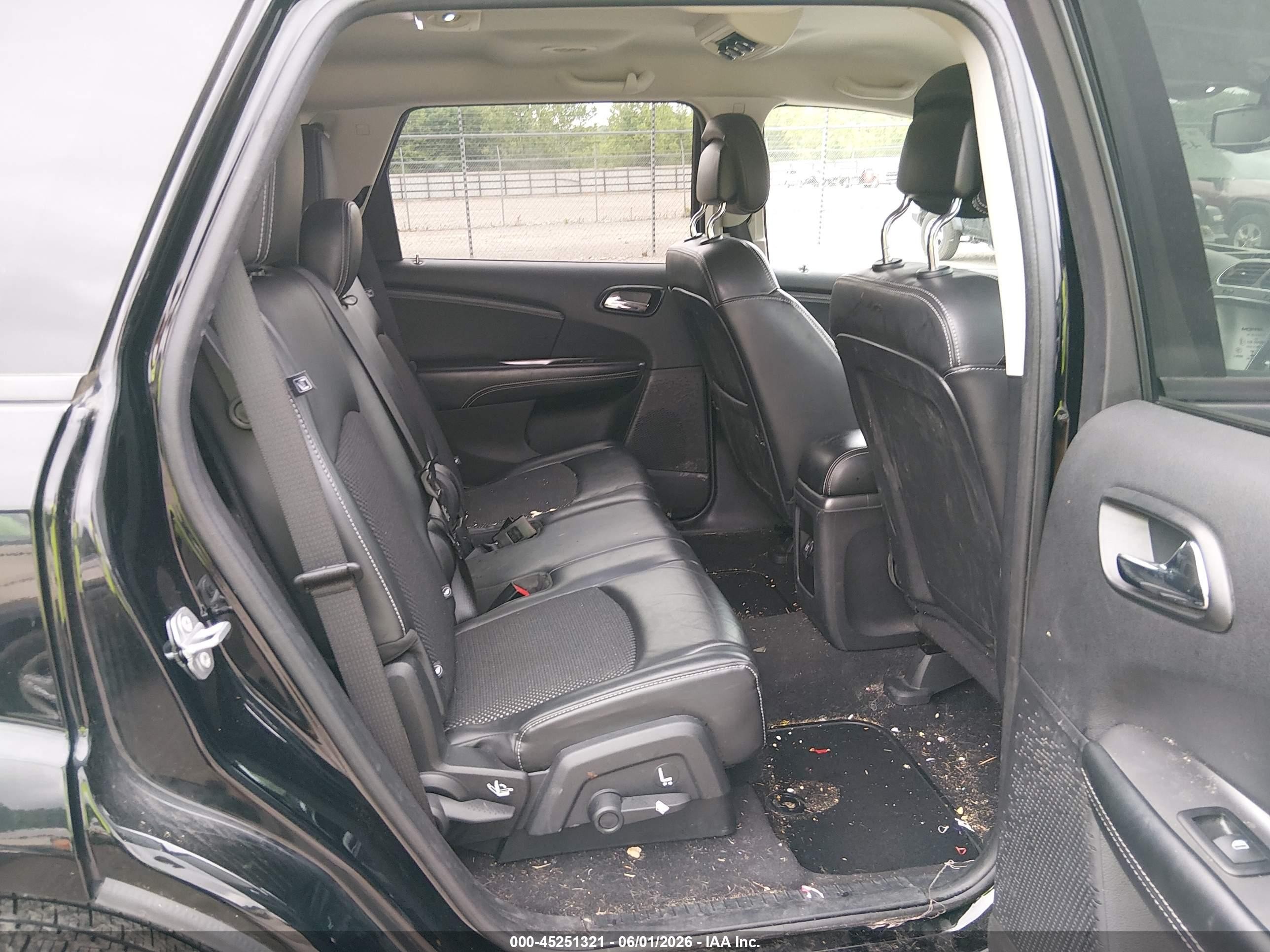 2015 Dodge Journey Crossroad Black vin: 3C4PDDGG9FT740137